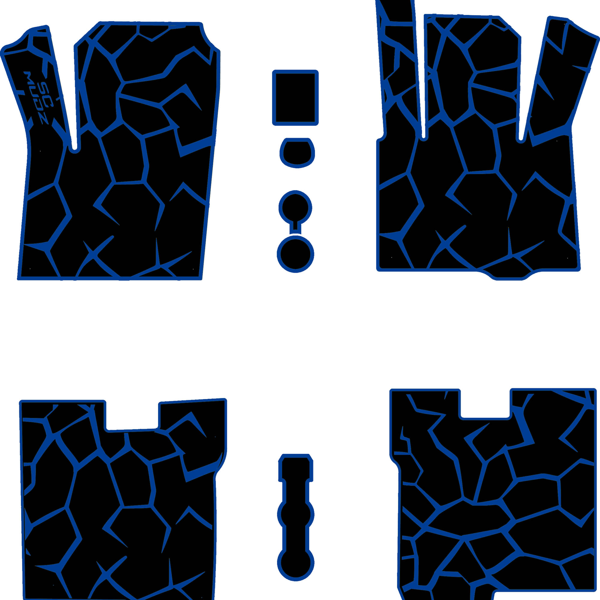 2022-2026 Polaris RZR Pro R - 4 Seat Floor Mats - OEM