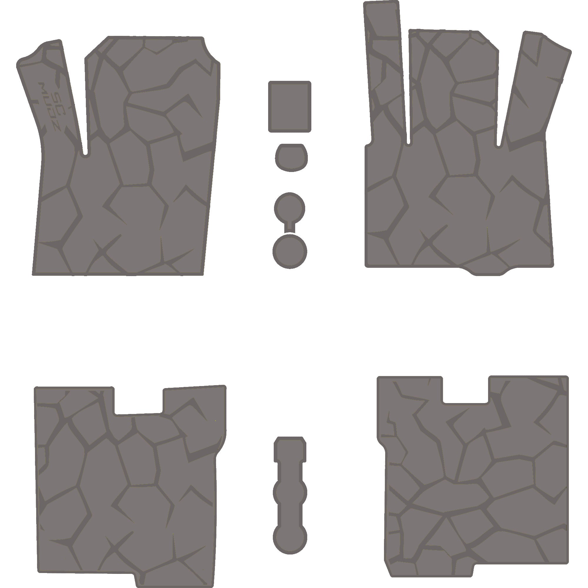 2022-2026 Polaris RZR Pro R - 4 Seat Floor Mats - OEM