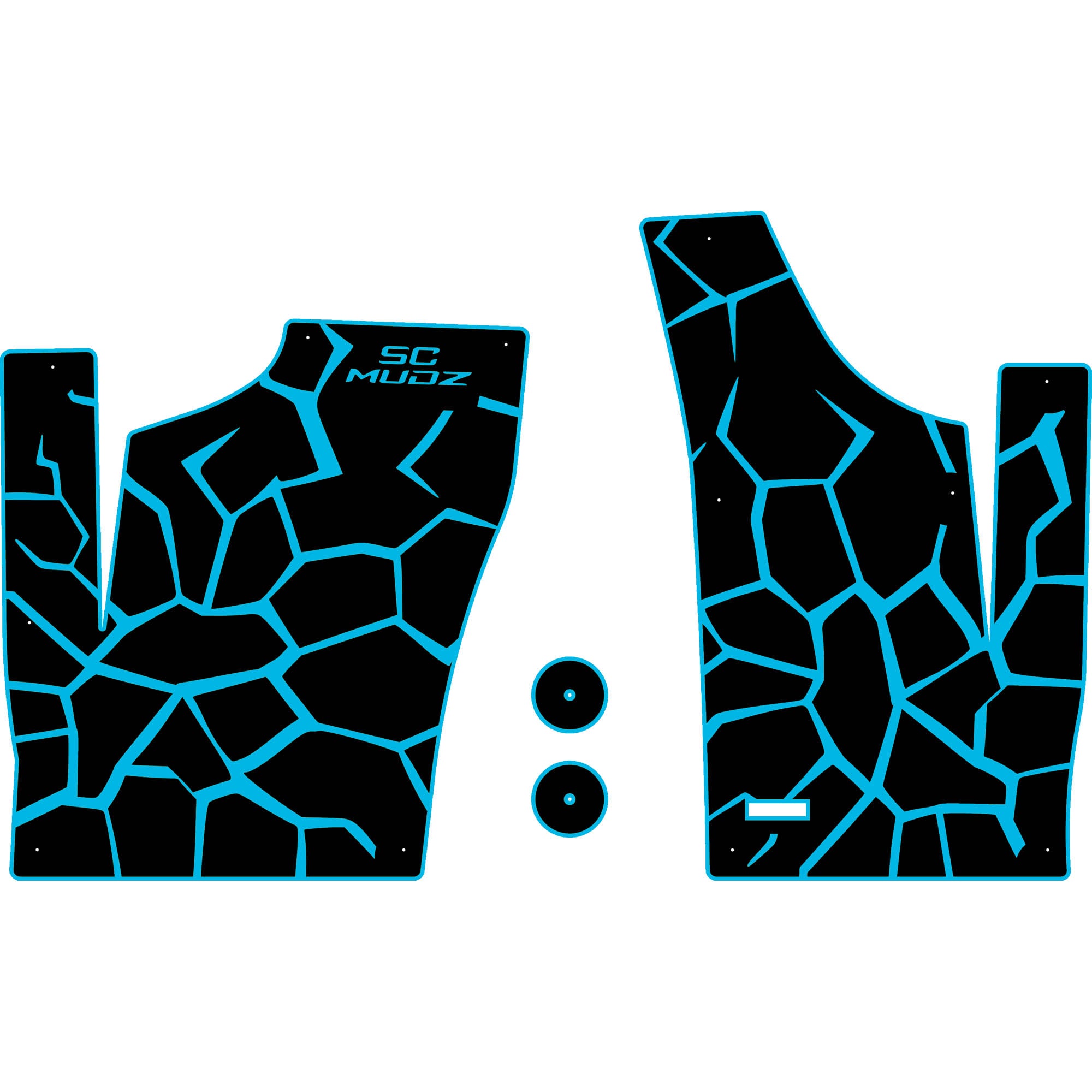 Polaris RZR 1000 - 2 Seat Floor Mats - OEM