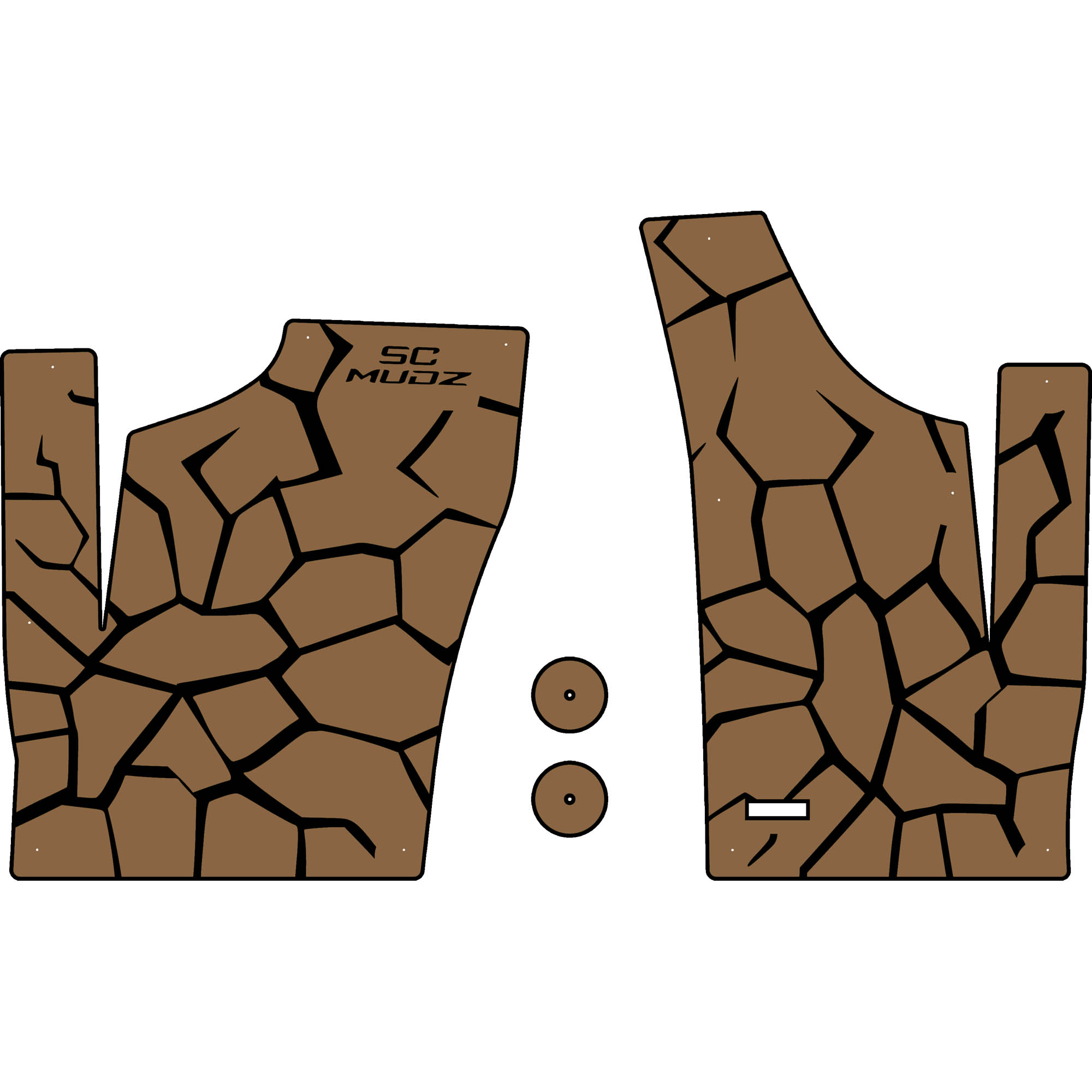 Polaris RZR 1000 - 2 Seat Floor Mats - OEM