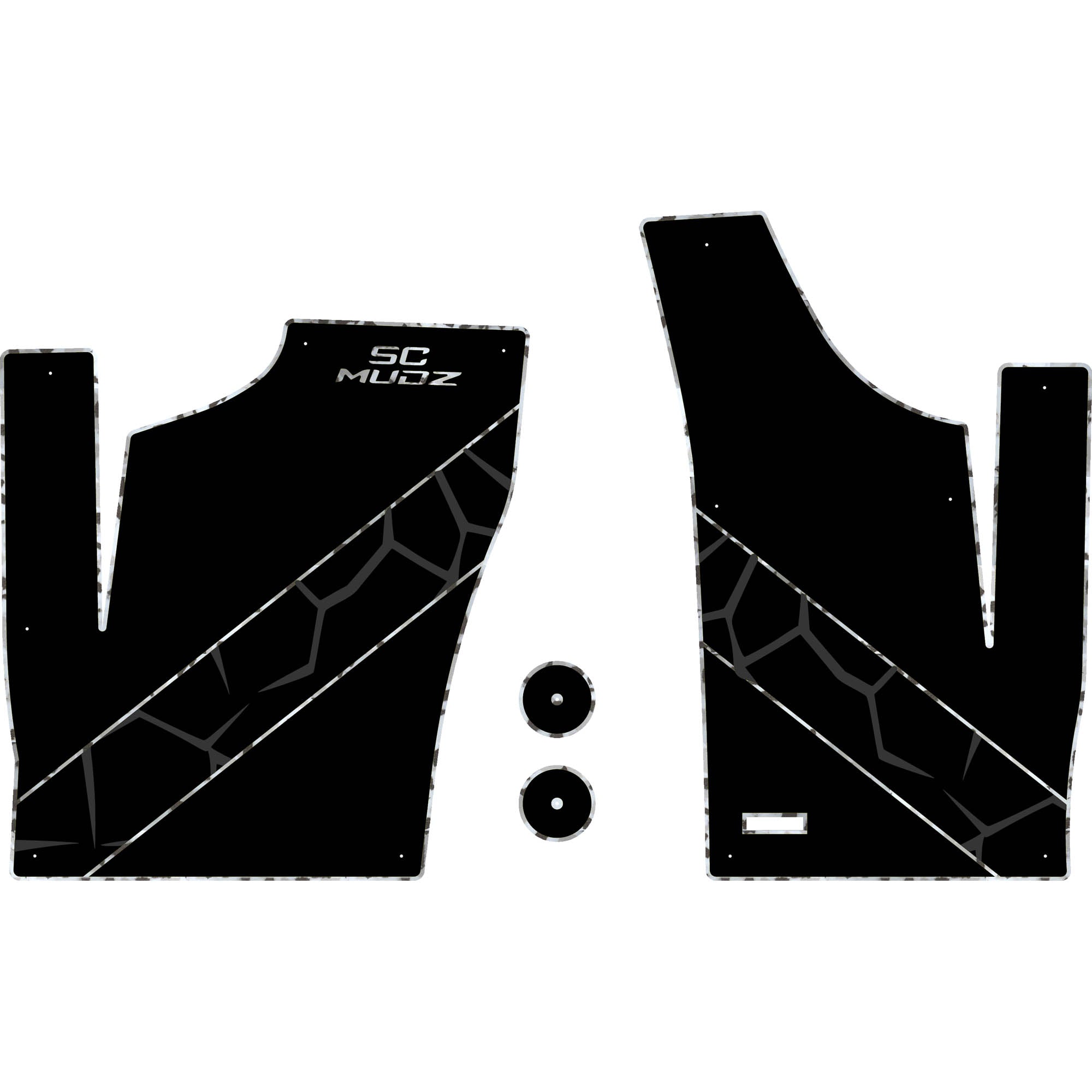 Polaris RZR 1000 - 2 Seat Floor Mats - OEM