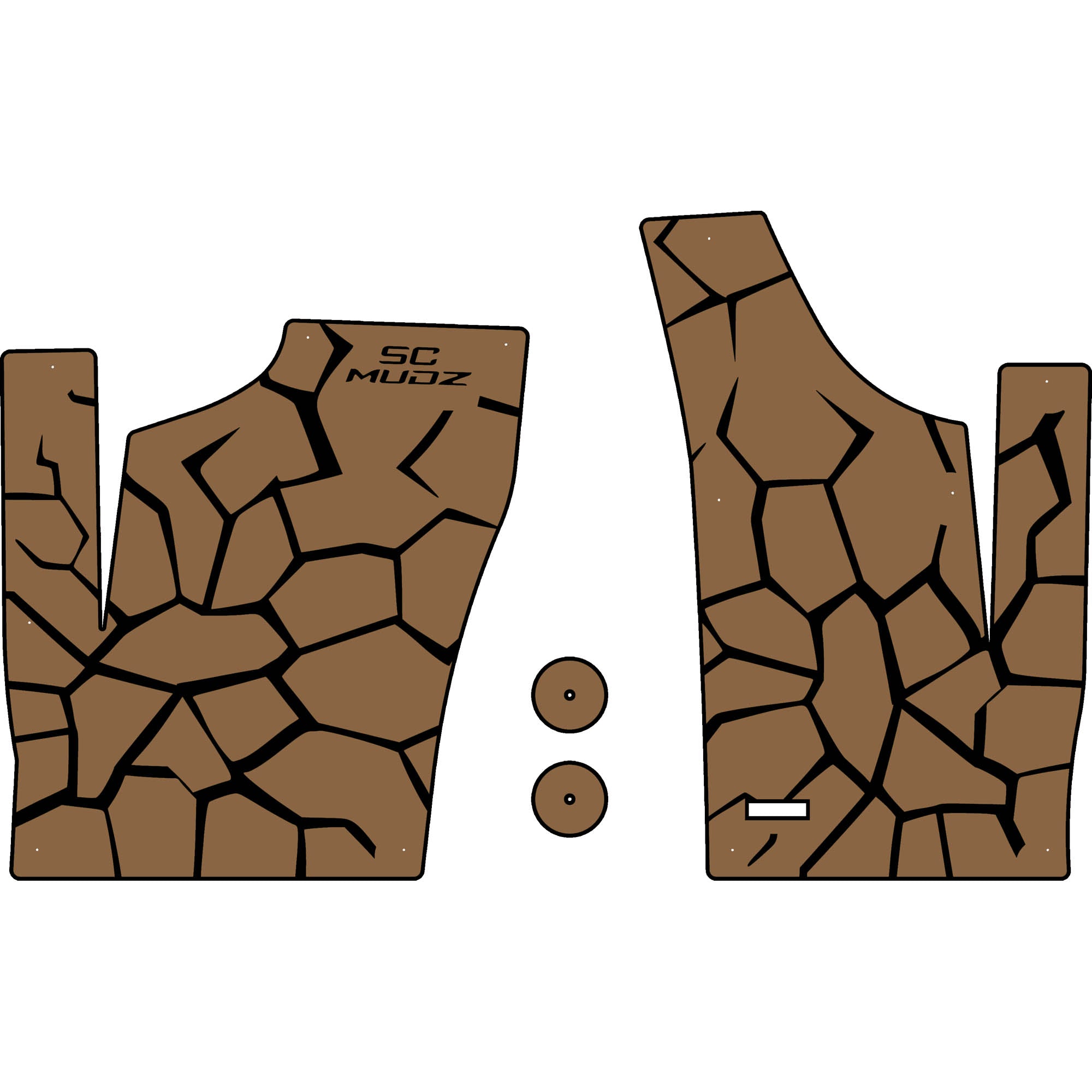 Polaris RZR 1000 - 2 Seat Floor Mats - OEM