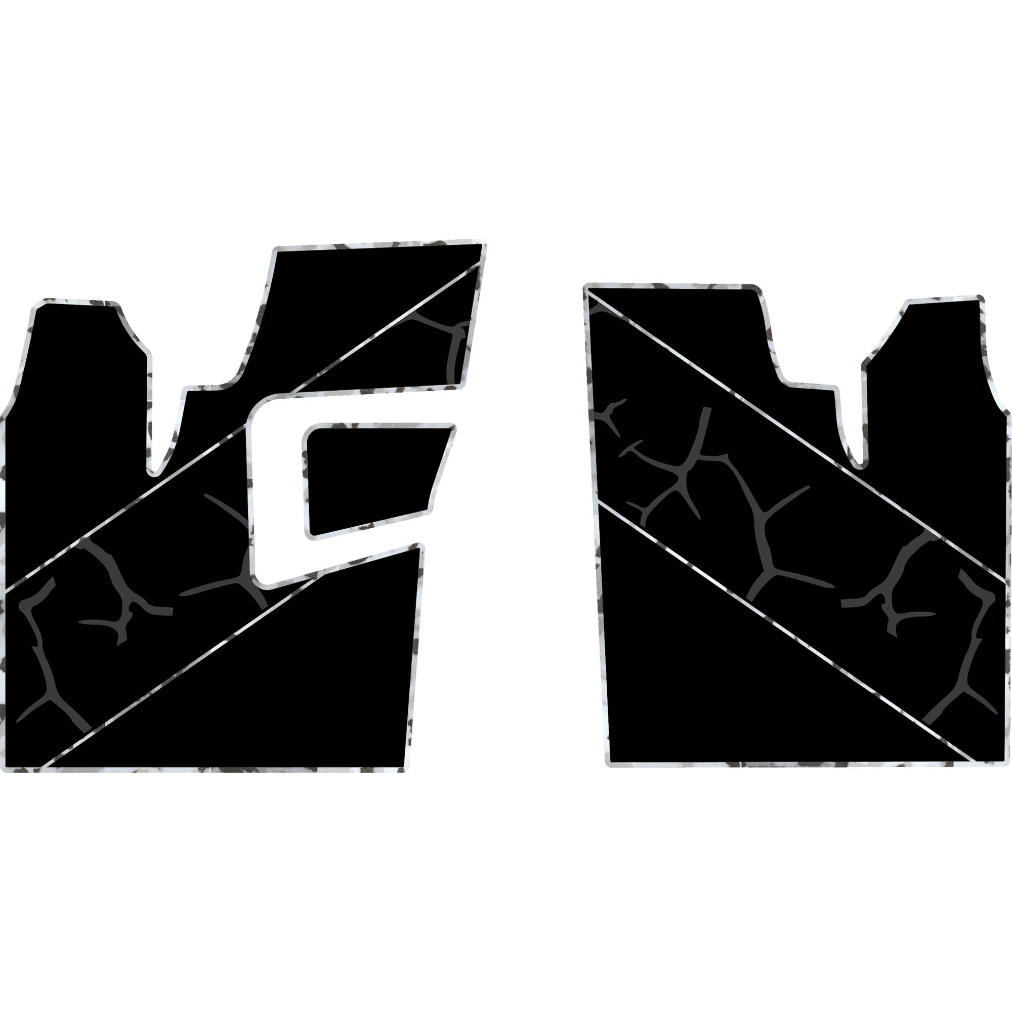 2011-2014 Polaris RZR 900 XP - 2 Seat Floor Mats - OEM