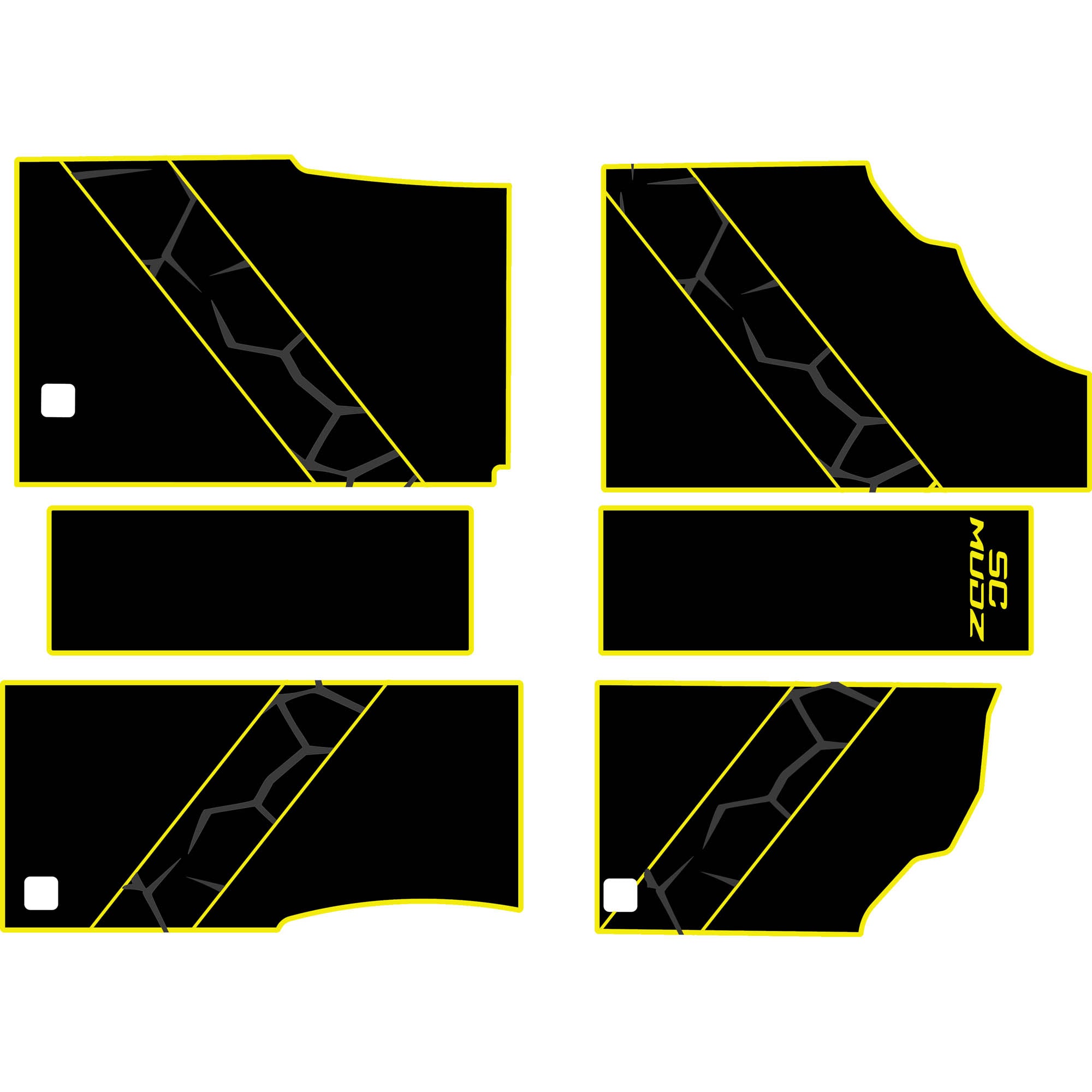 Can-Am Defender - 4 Seat Floor Mats - OEM