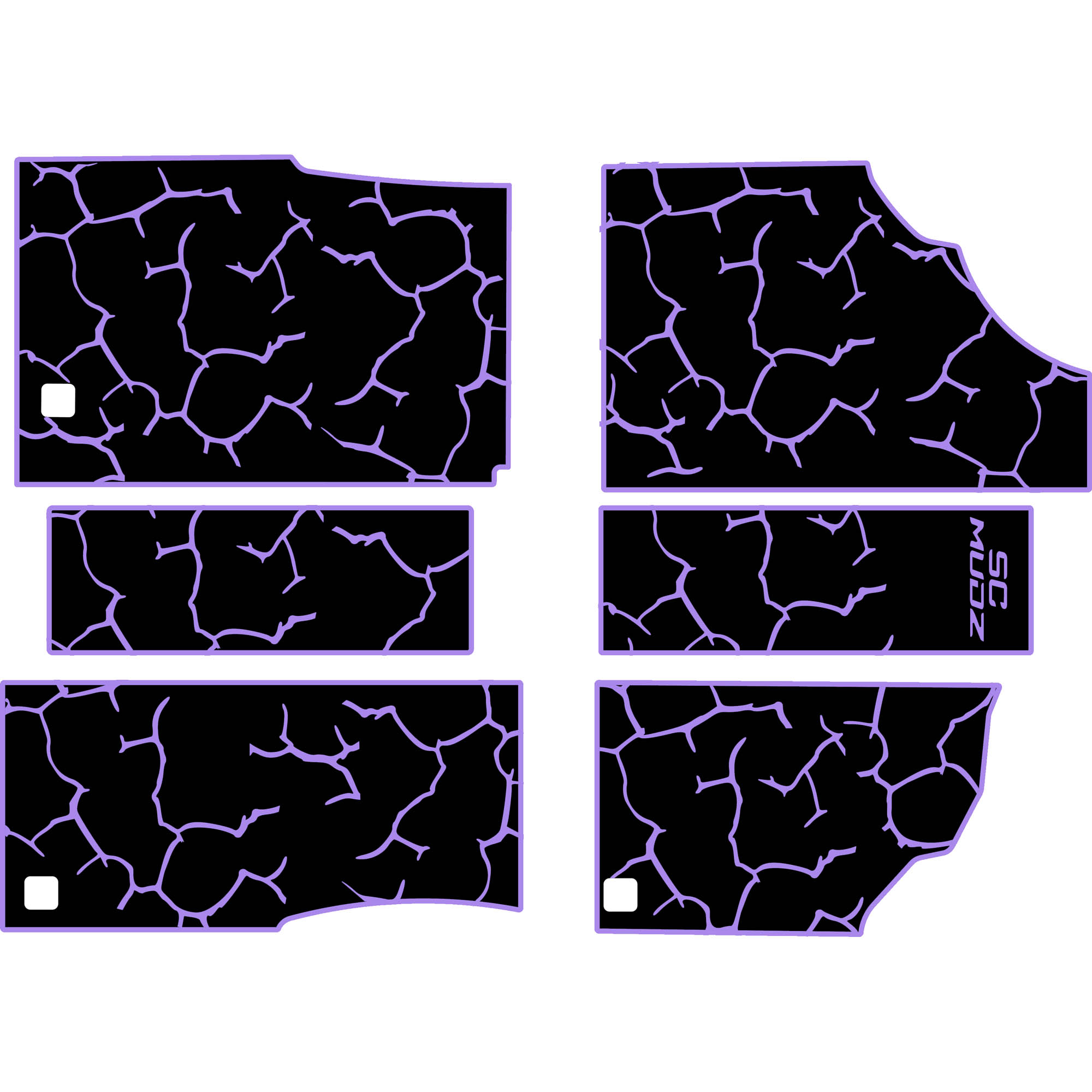 Can-Am Defender - 4 Seat Floor Mats - OEM