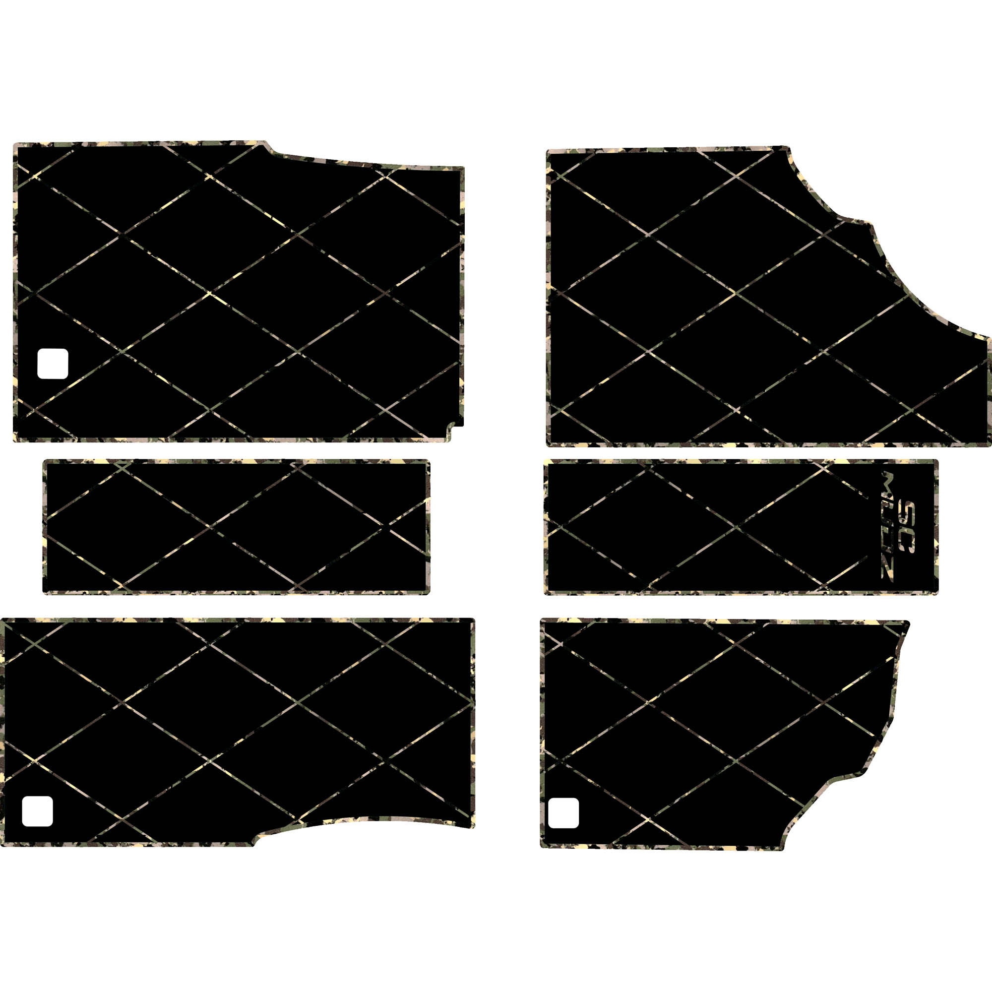 Can-Am Defender - 4 Seat Floor Mats - OEM