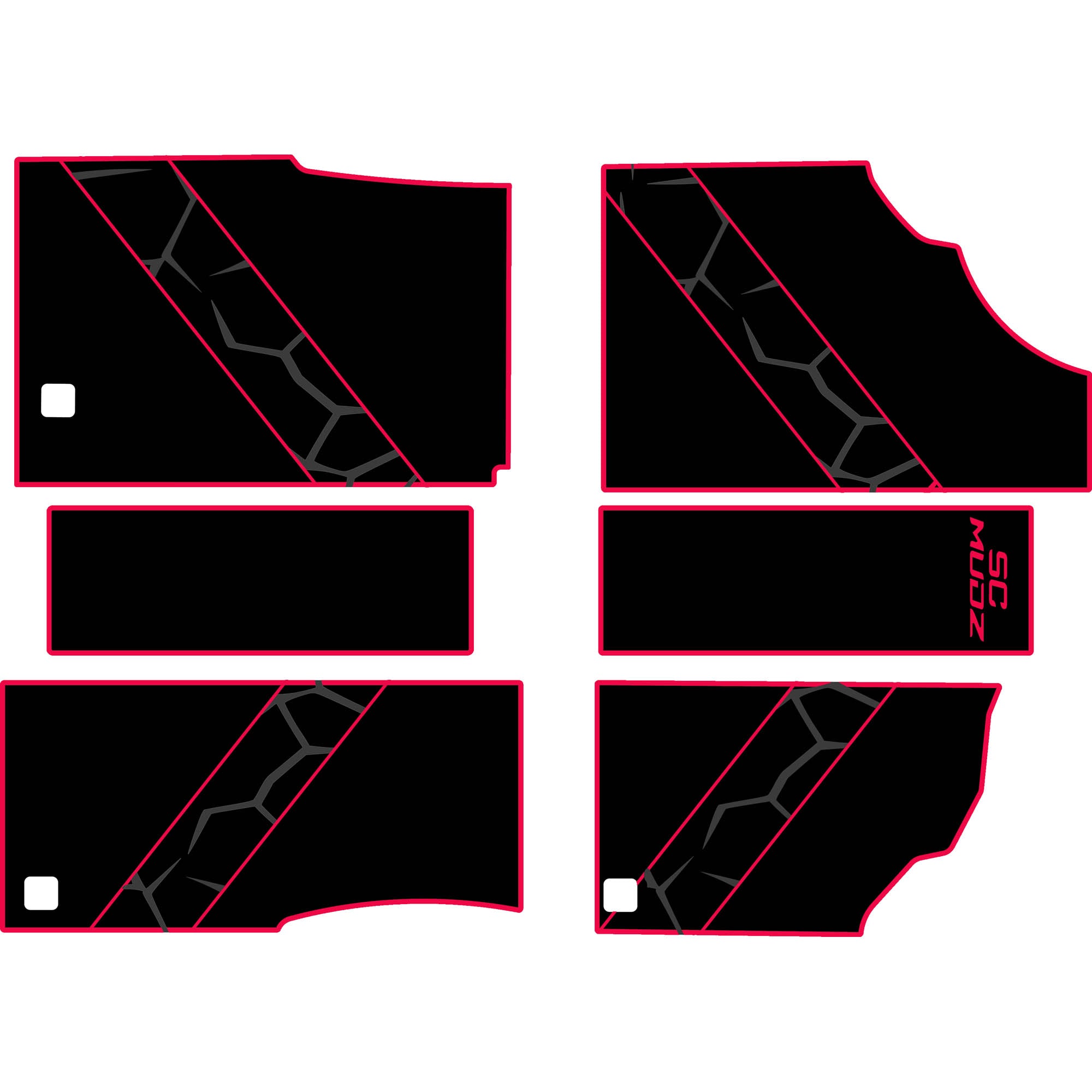 Can-Am Defender - 4 Seat Floor Mats - OEM