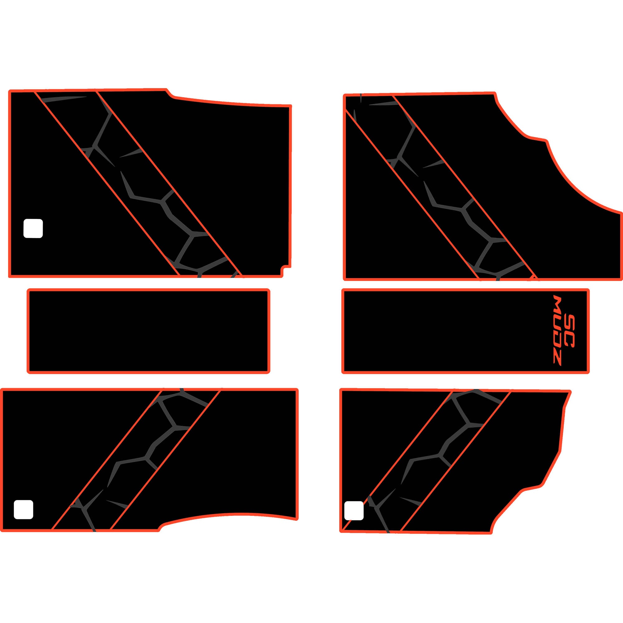 Can-Am Defender - 4 Seat Floor Mats - OEM