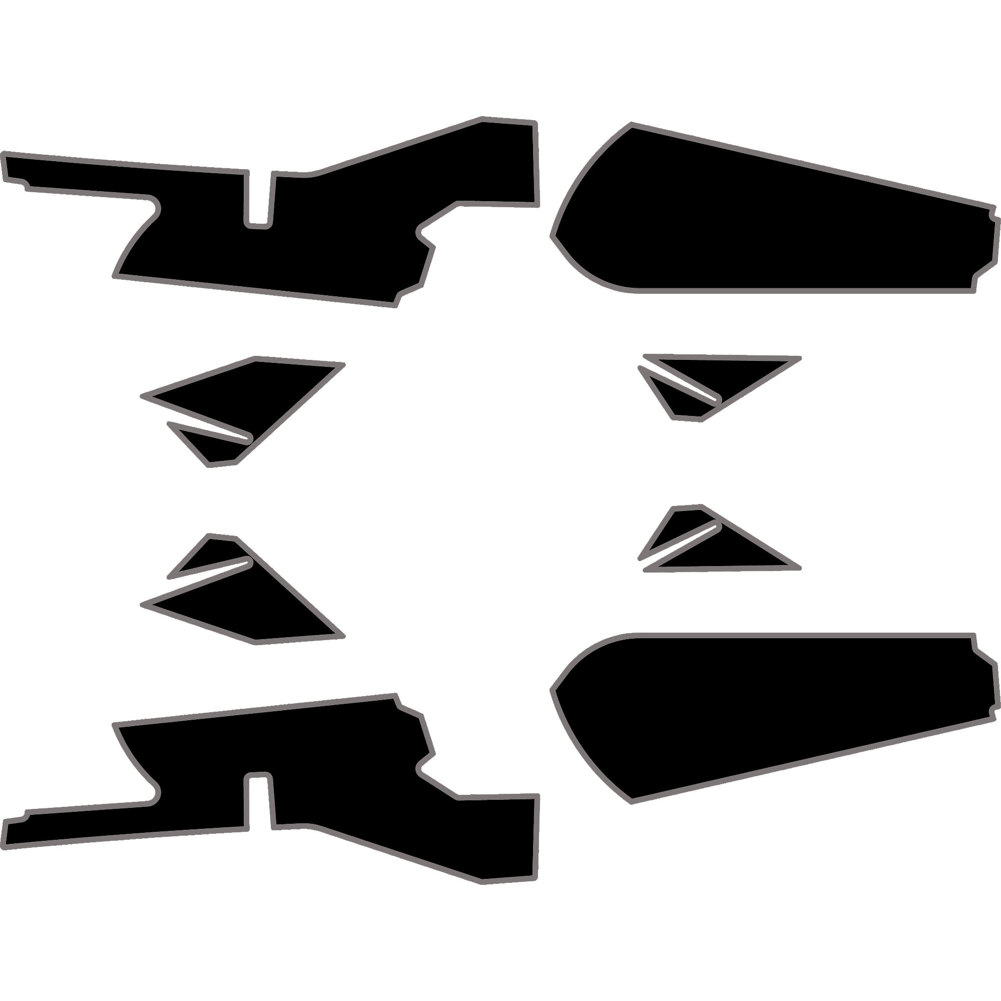 Can-Am Maverick X3 - 4 Seat Door Liners - OEM