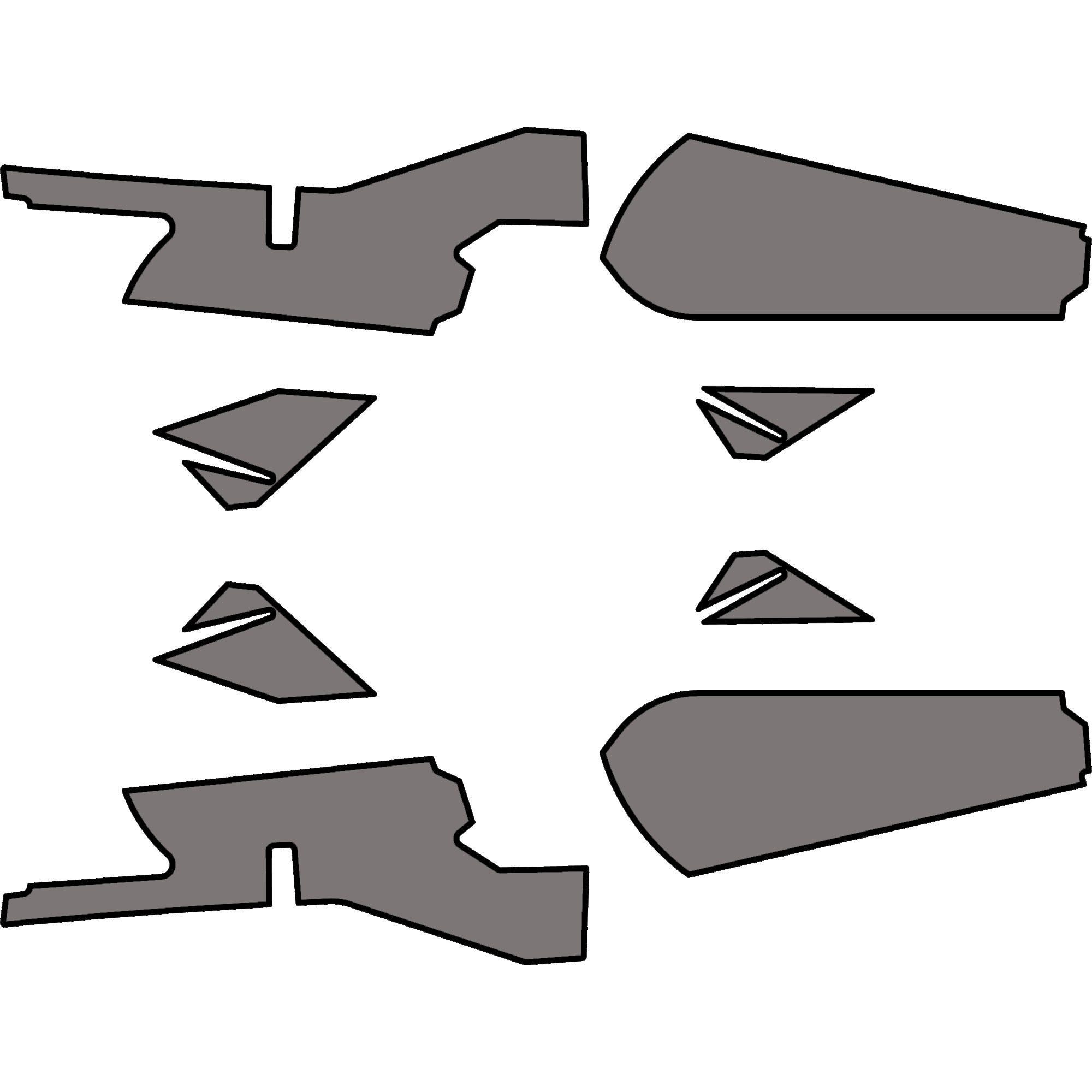 Can-Am Maverick X3 - 4 Seat Door Liners - OEM