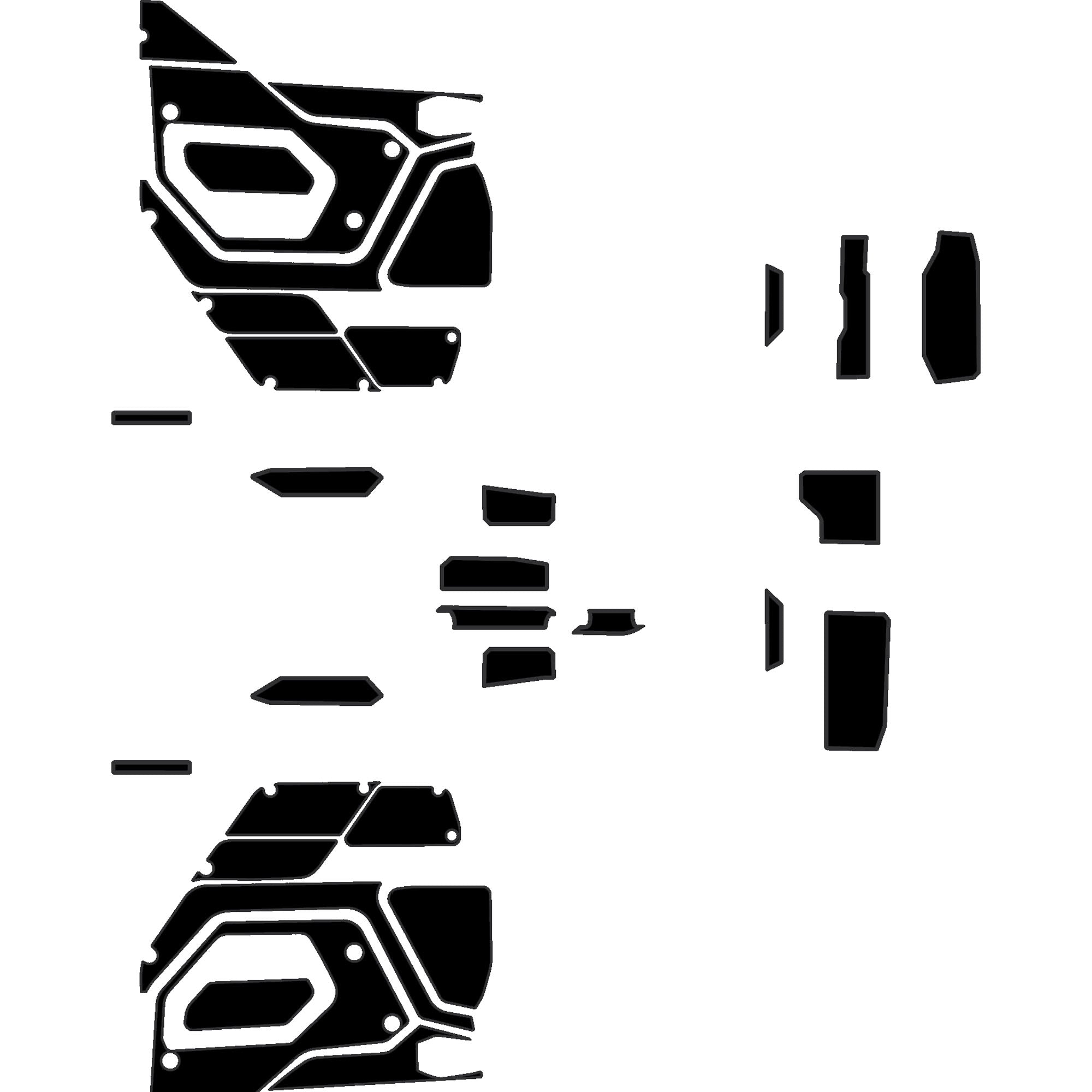 Polaris Xpedition - 2 Seat Door Liners & Dash Kit - OEM