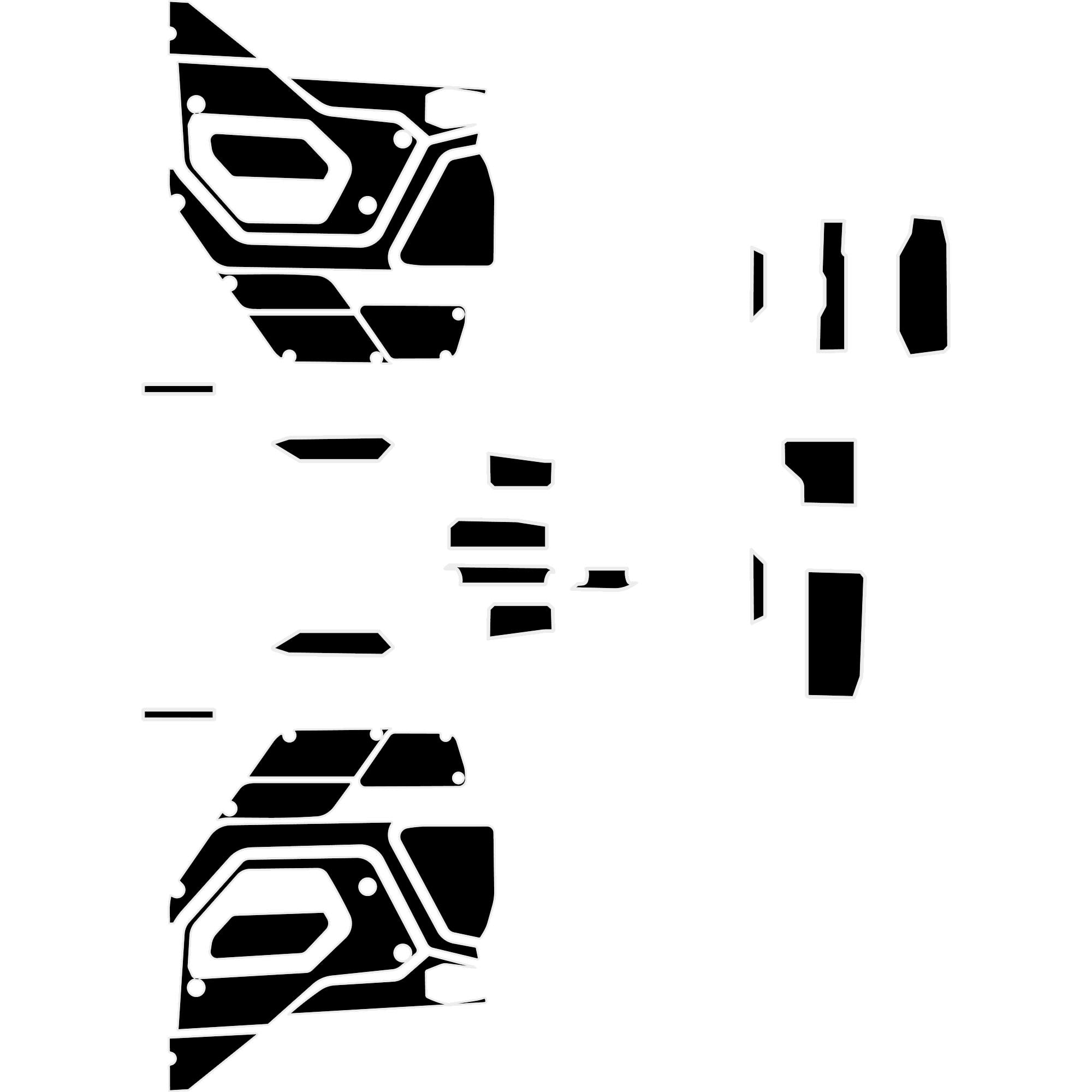 Polaris Xpedition - 2 Seat Door Liners & Dash Kit - OEM