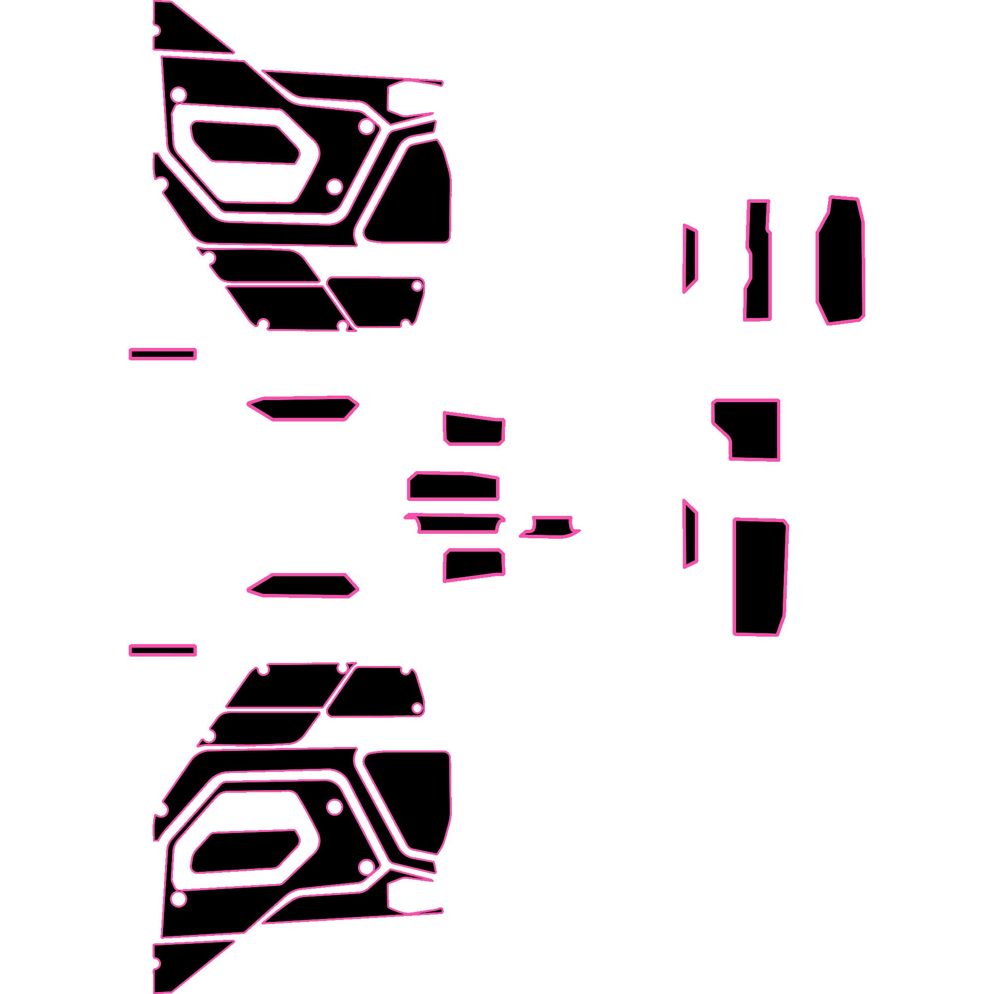 Polaris Xpedition - 2 Seat Door Liners & Dash Kit - OEM