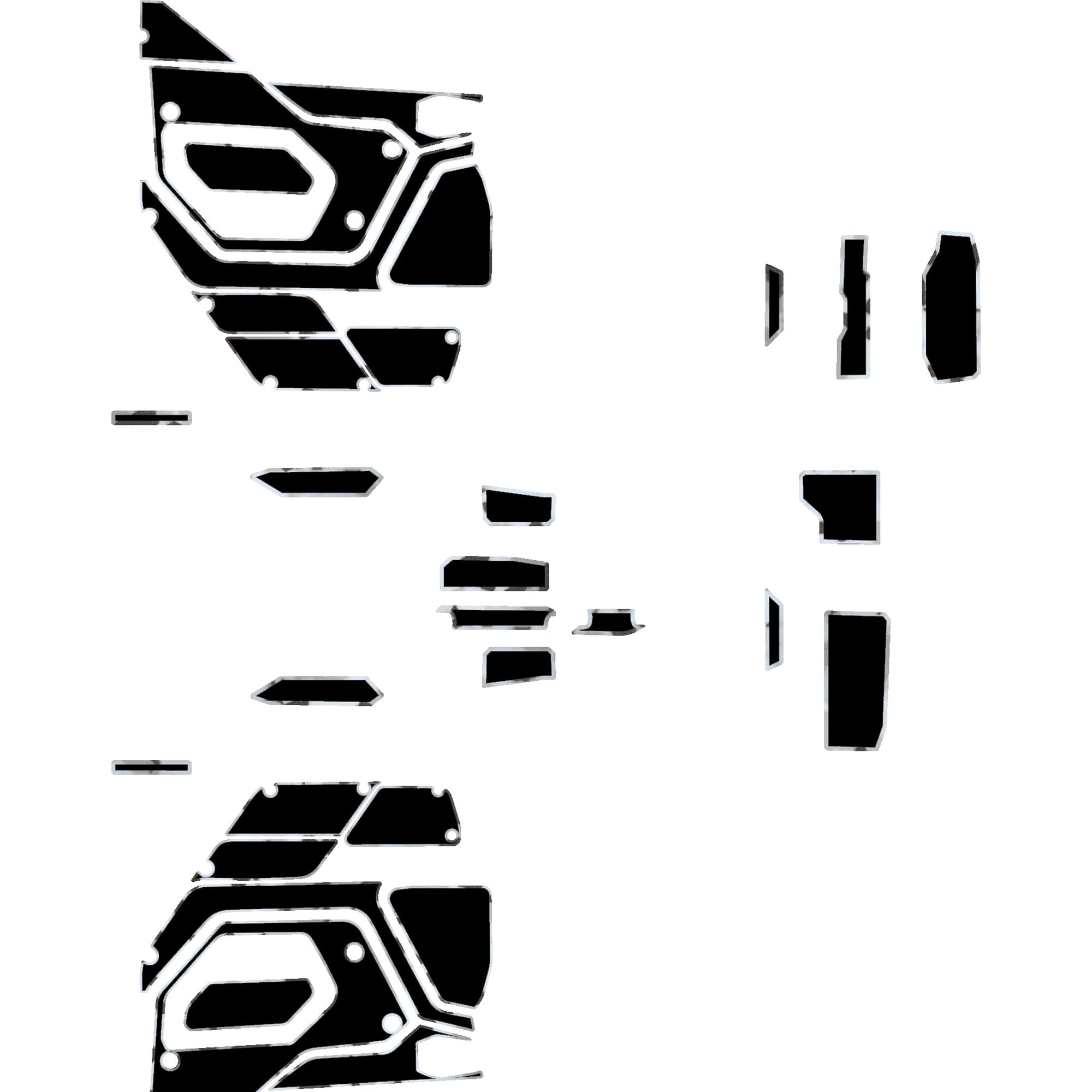 Polaris Xpedition - 2 Seat Door Liners & Dash Kit - OEM