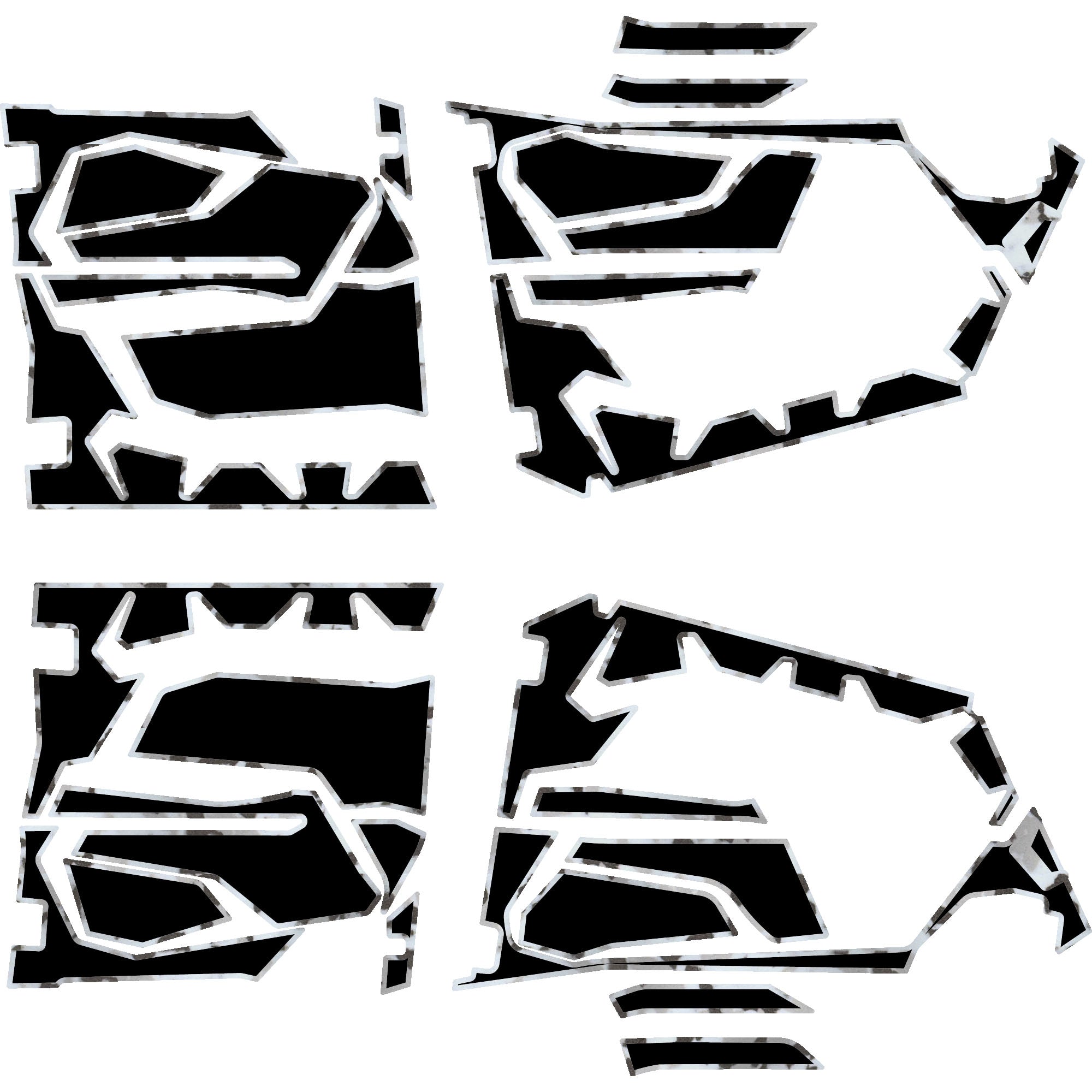 2025 Polaris RZR Pro R - 4 Seat Door Liners - OEM with Door Bags