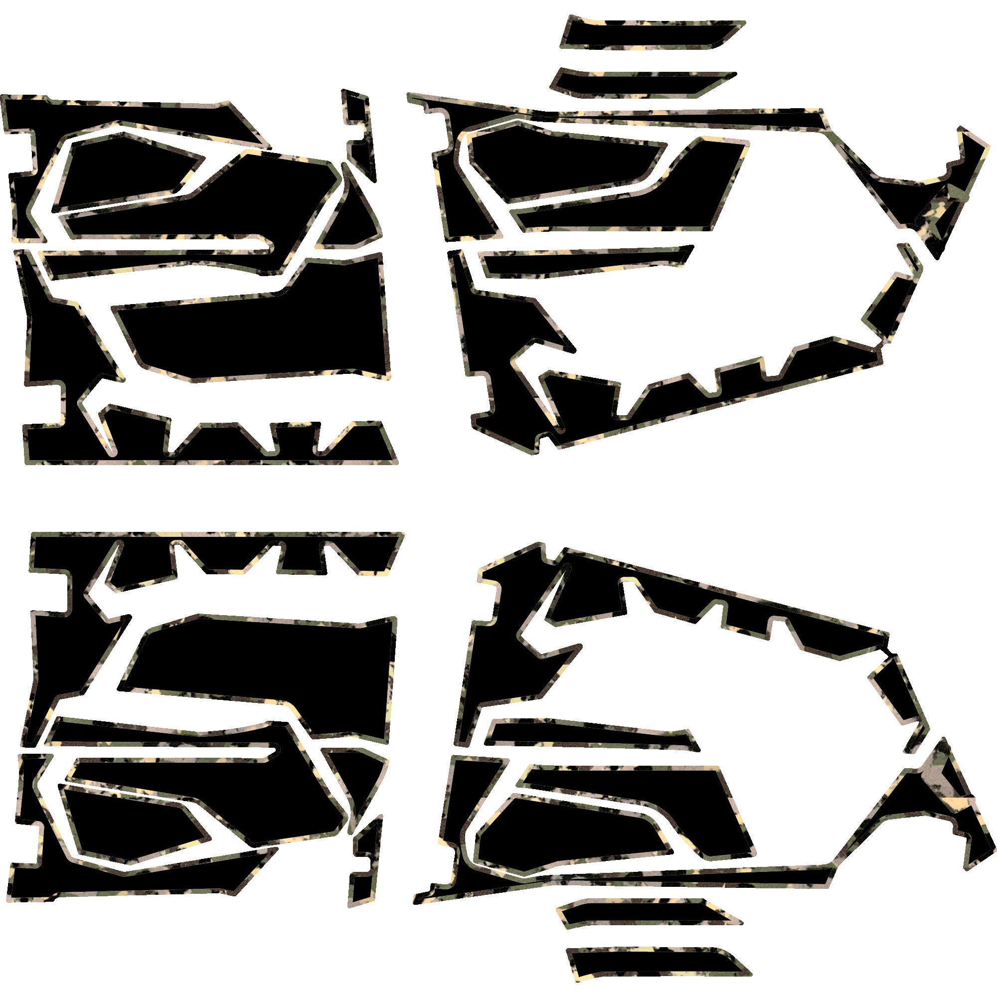 2025 Polaris RZR Pro R - 4 Seat Door Liners - OEM with Door Bags