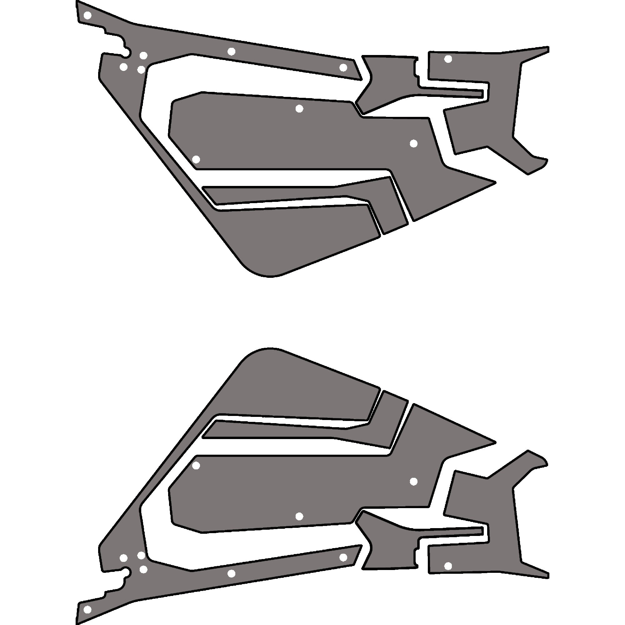 2018 Arctic Cat Wildcat XX - 2 Seat Door Liners - OEM