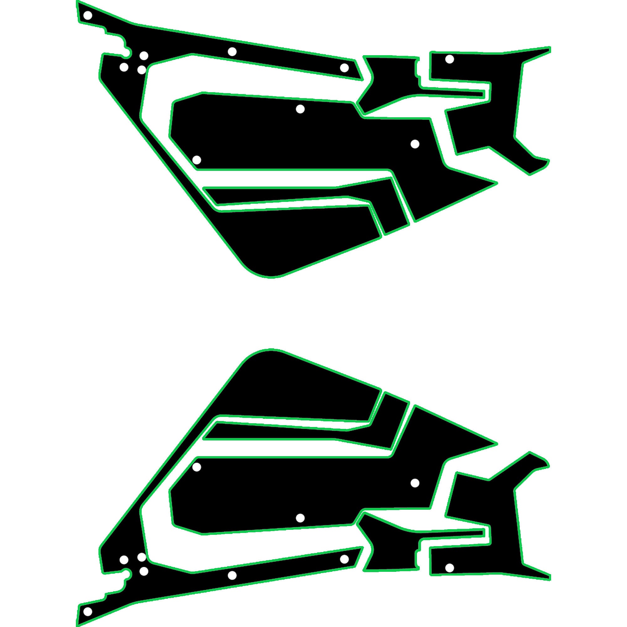 2018 Arctic Cat Wildcat XX - 2 Seat Door Liners - OEM