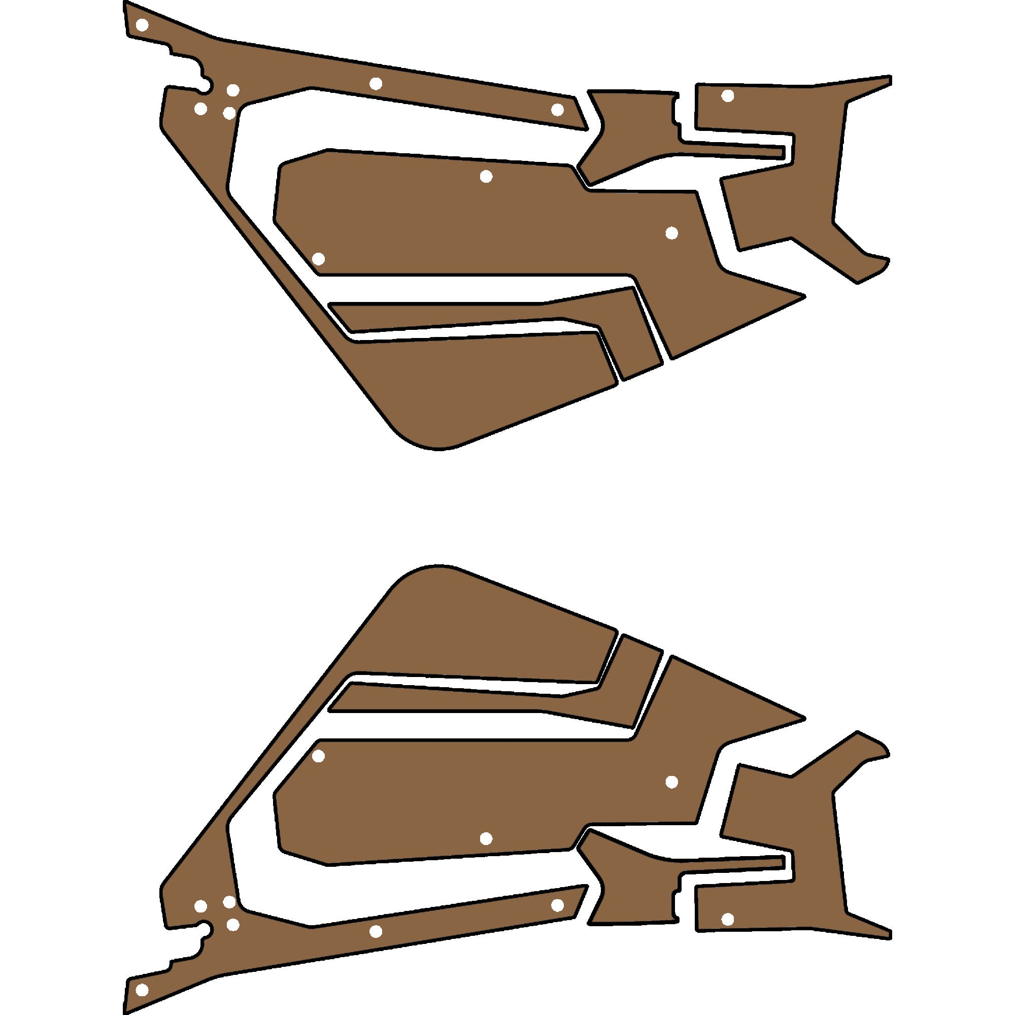 2018 Arctic Cat Wildcat XX - 2 Seat Door Liners - OEM