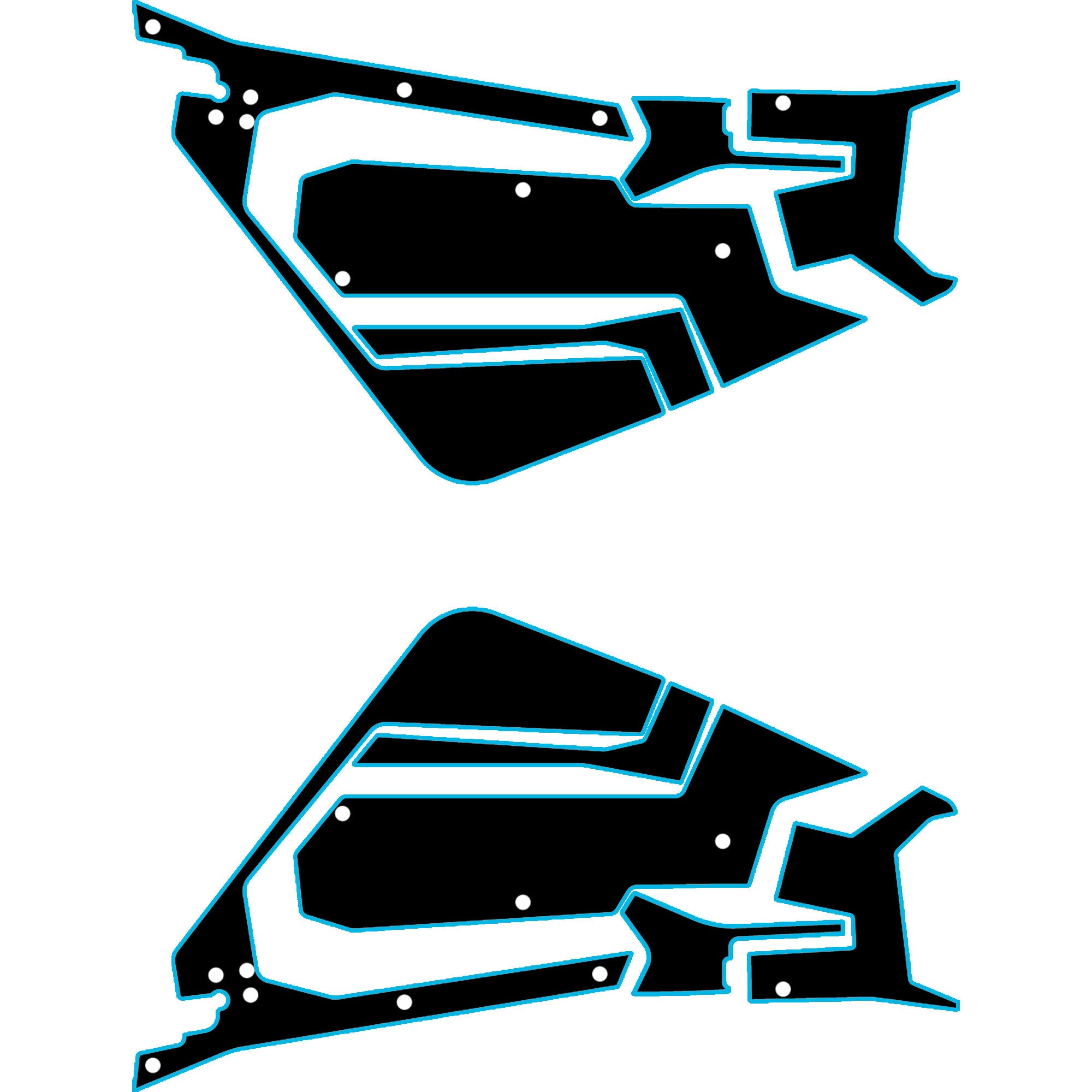 2018 Arctic Cat Wildcat XX - 2 Seat Door Liners - OEM