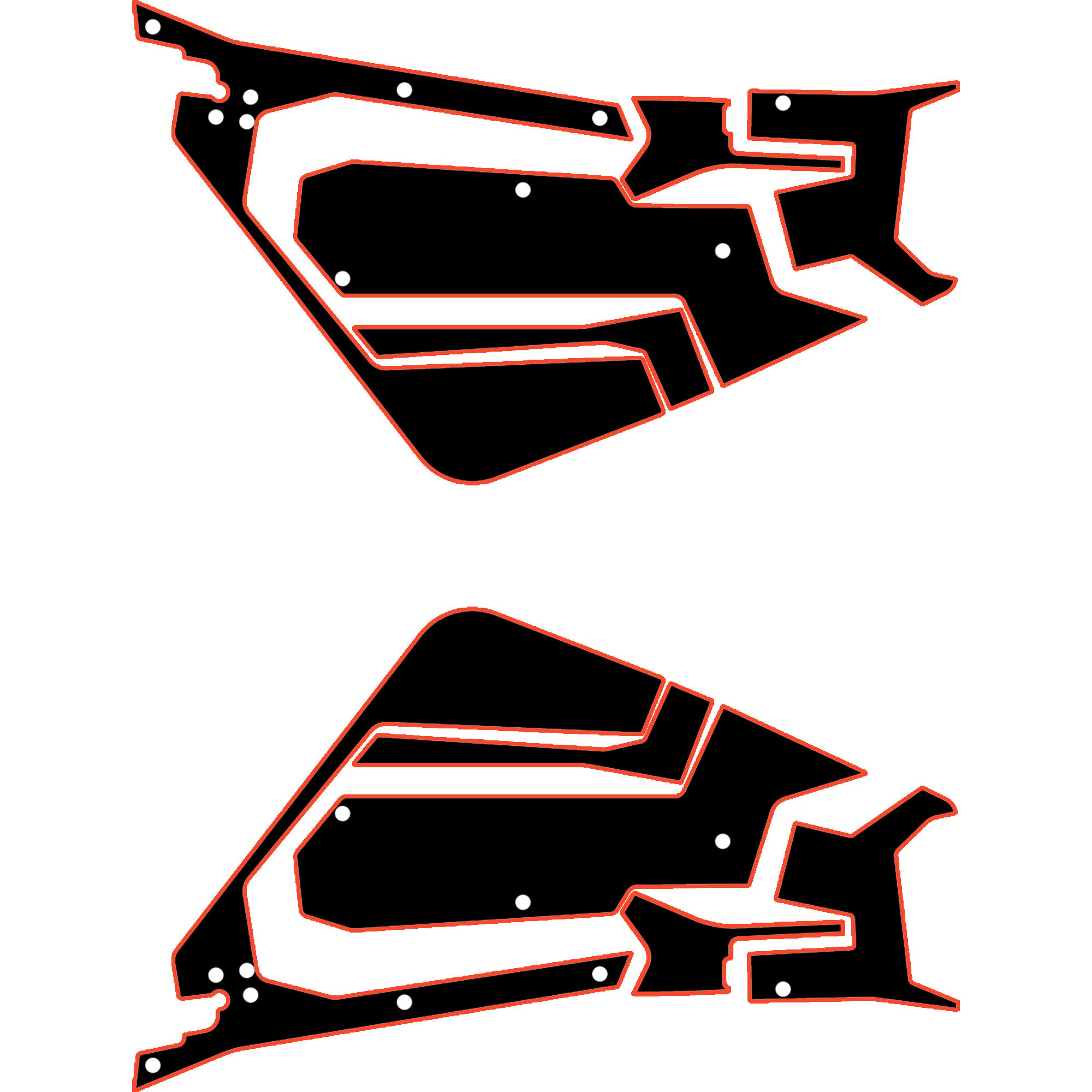 2018 Arctic Cat Wildcat XX - 2 Seat Door Liners - OEM