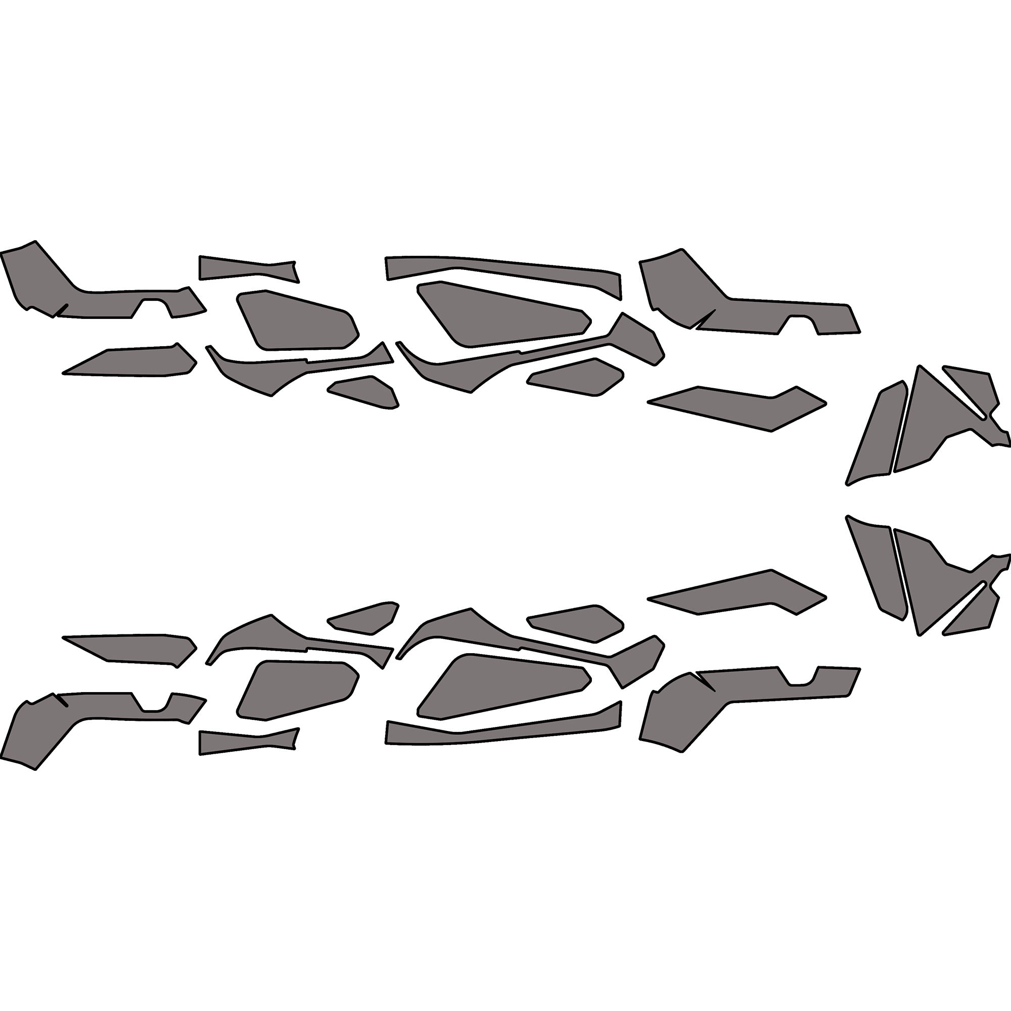 2024-2025 Can-Am Maverick R - 4 Seat Door Liners & Dash Kit - OEM