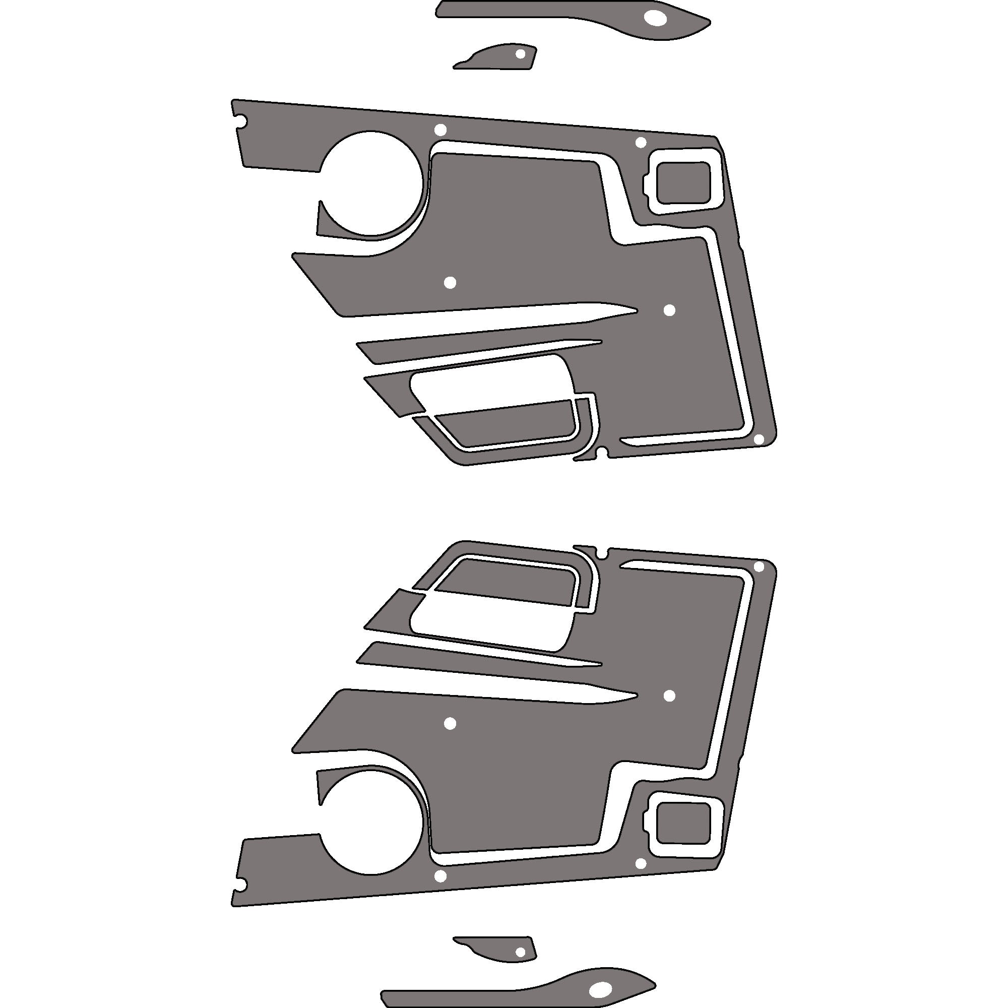 Speed UTV El Diablo - 2 Seat Door Liners - OEM