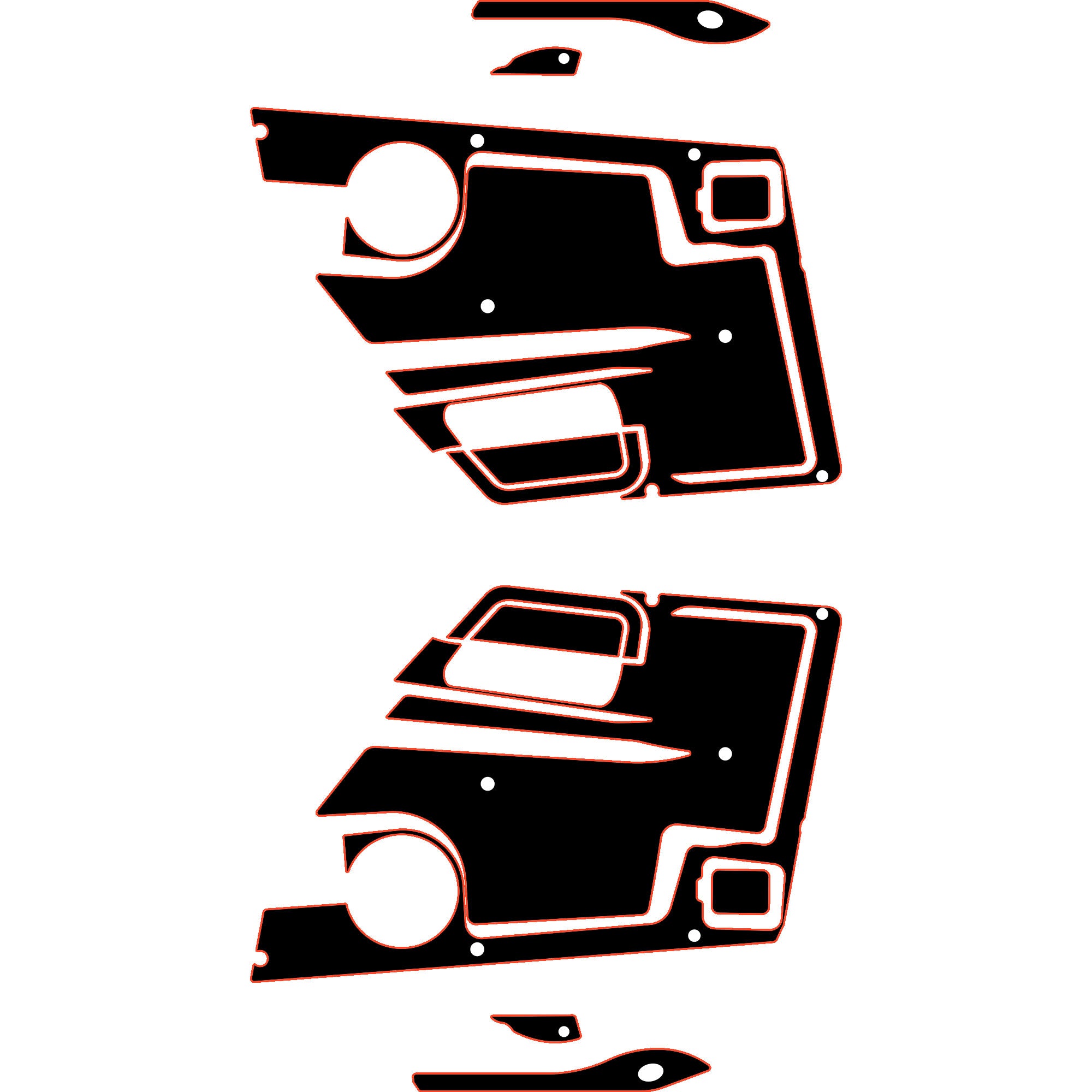 Speed UTV El Diablo - 2 Seat Door Liners - OEM