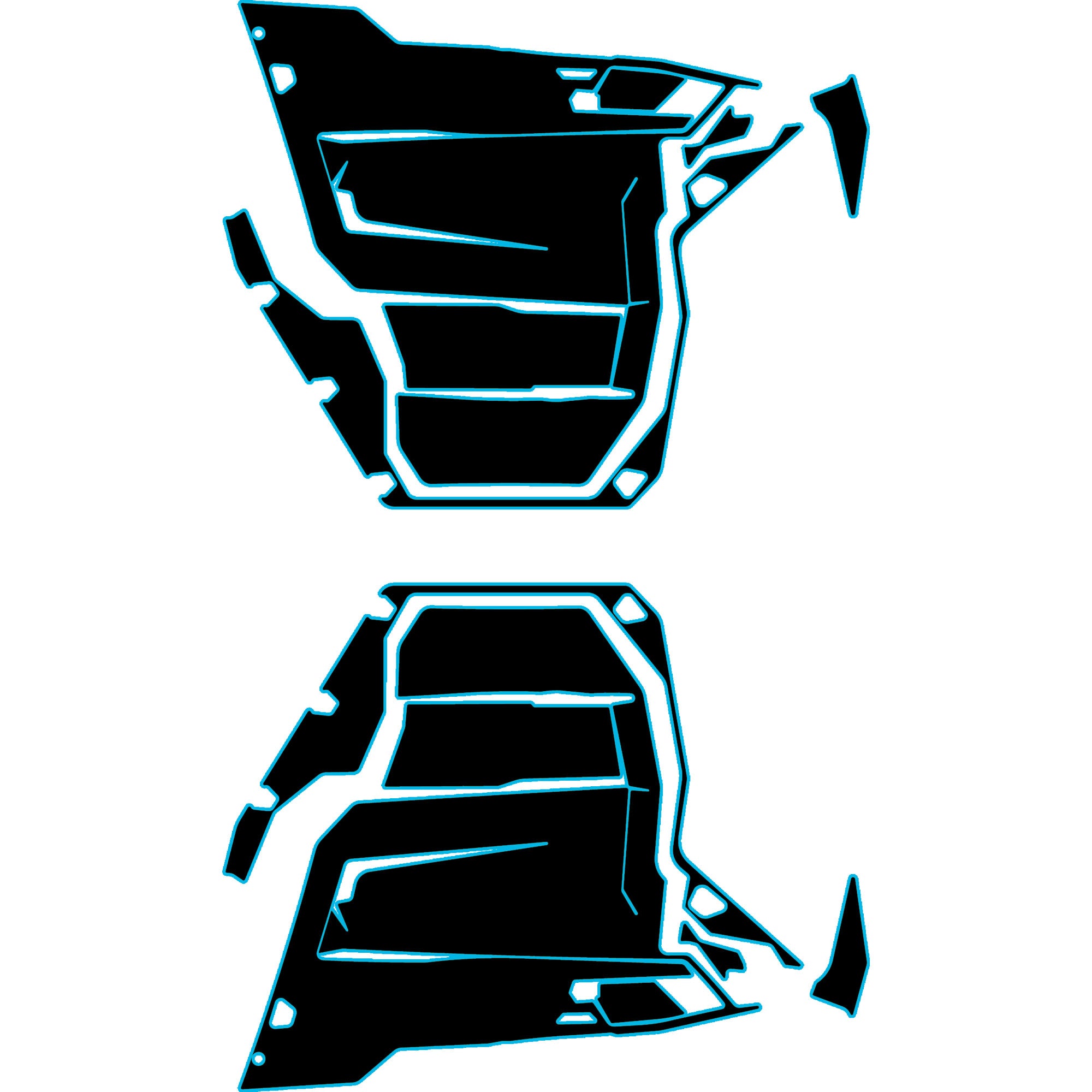 Can-Am Defender - 2 Seat Door Liners - OEM