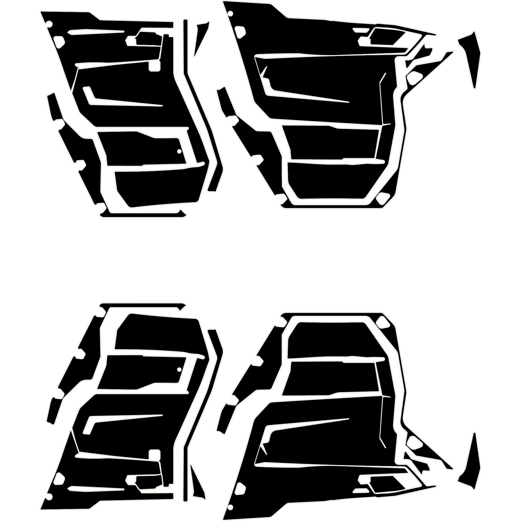 Can-Am Defender - 4 Seat Door Liners - OEM