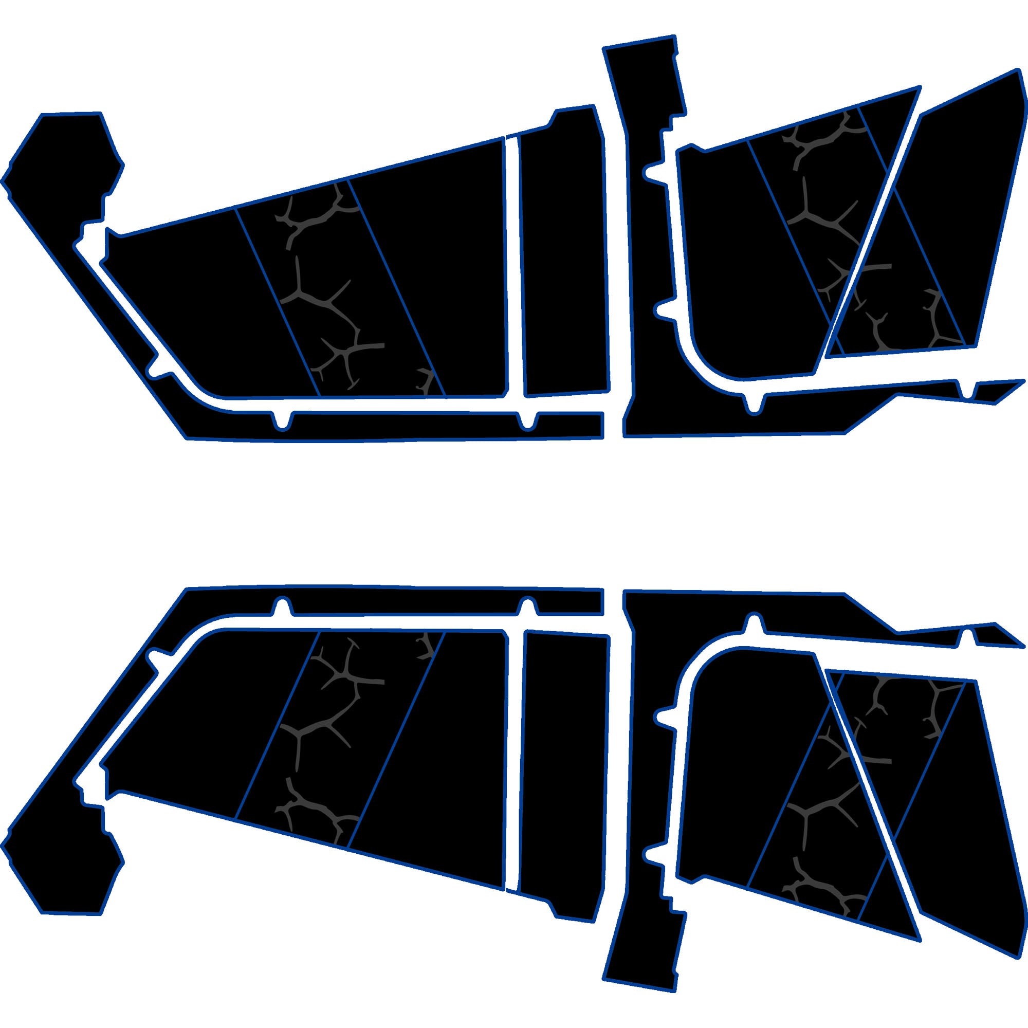 Polaris RZR Pro R- 4 Seat Door Liners - Moto Armor Partial Coverage