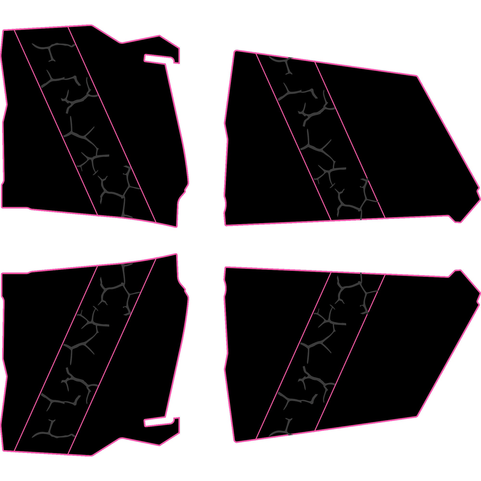 Can-Am Maverick X3 - 4 Seat Door Liners - AZP