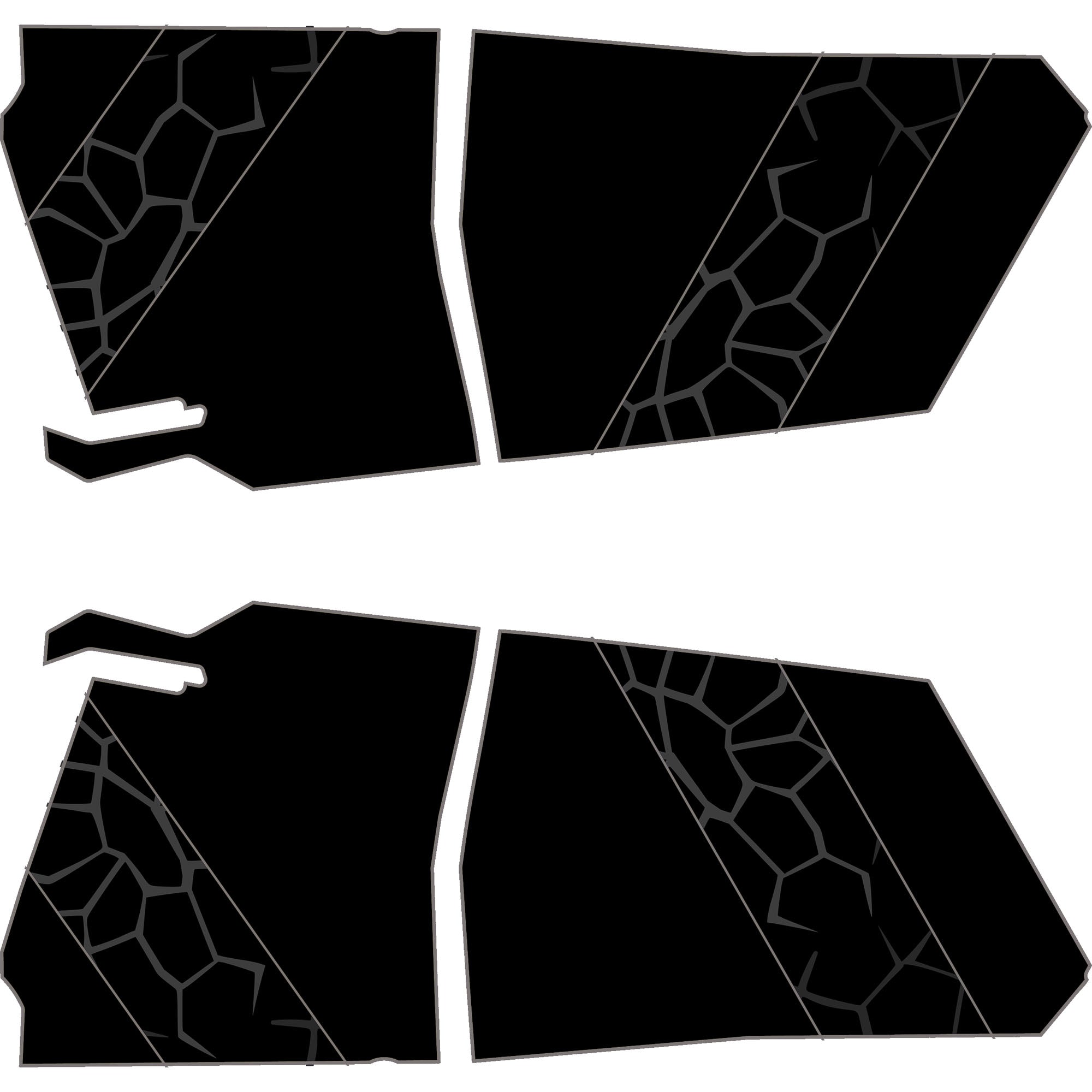 Polaris RZR Pro R - 4 Seat Door Liners - TMW