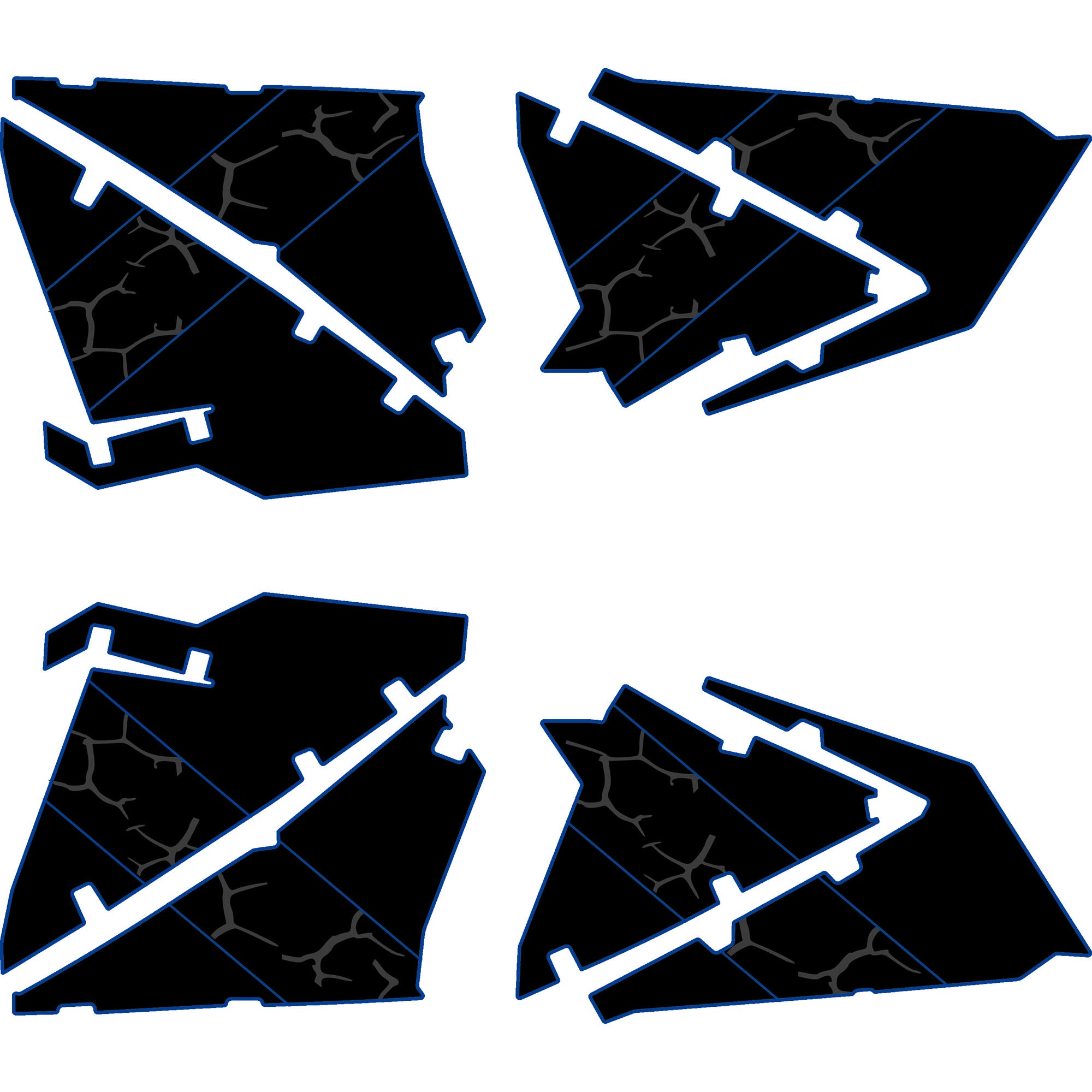 Polaris RZR Pro R - 4 Seat Door Liners - OEM