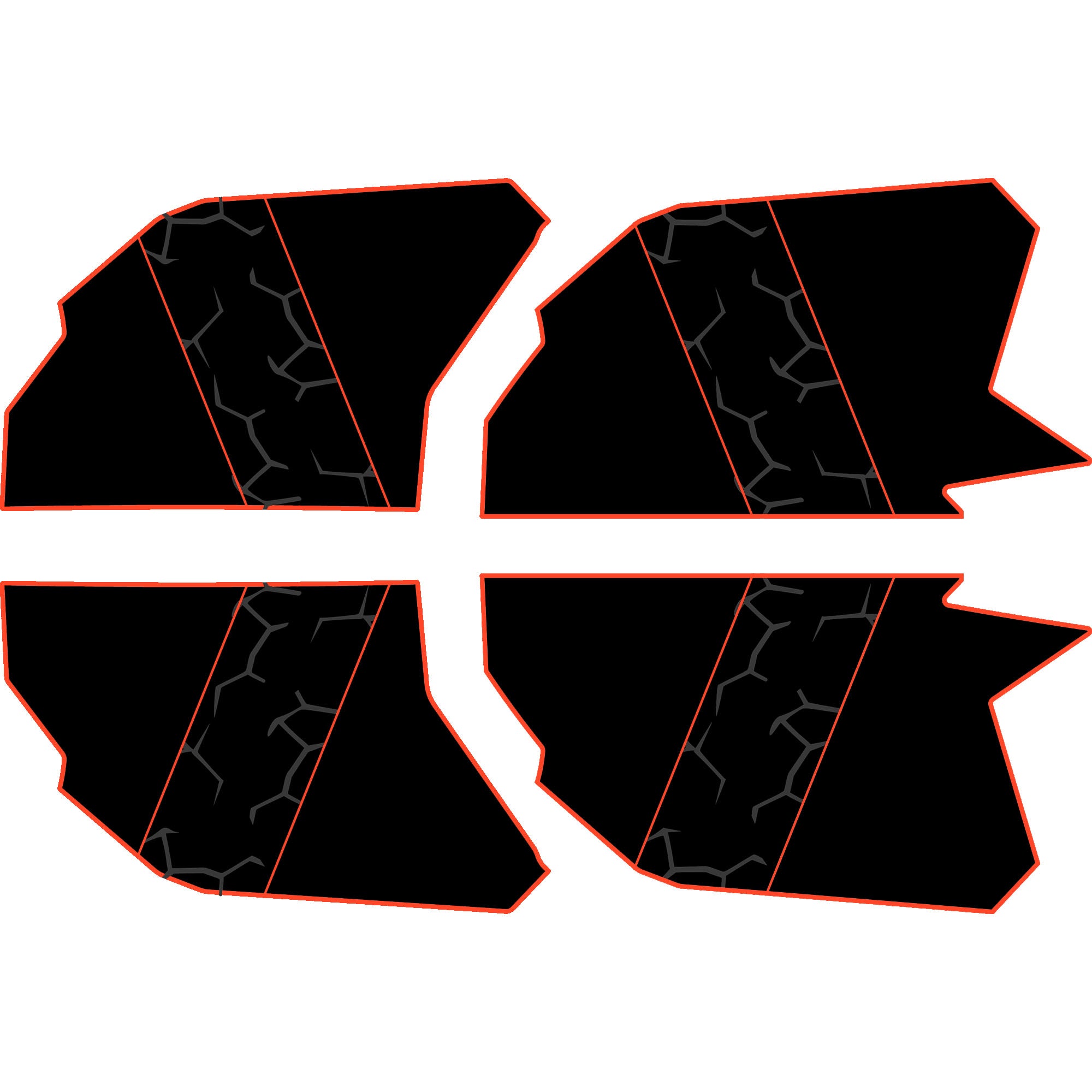 Can-Am Maverick X3 - 4 Seat Door Liners - TMW