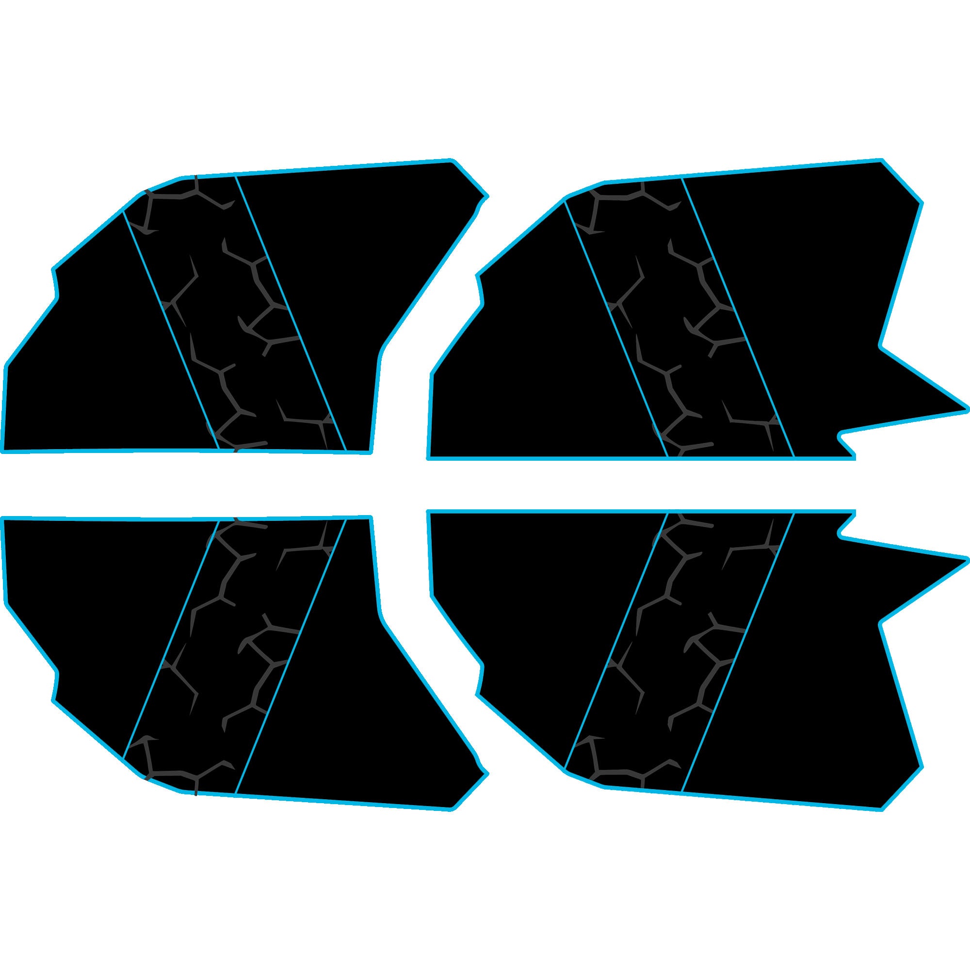 Can-Am Maverick X3 - 4 Seat Door Liners - TMW