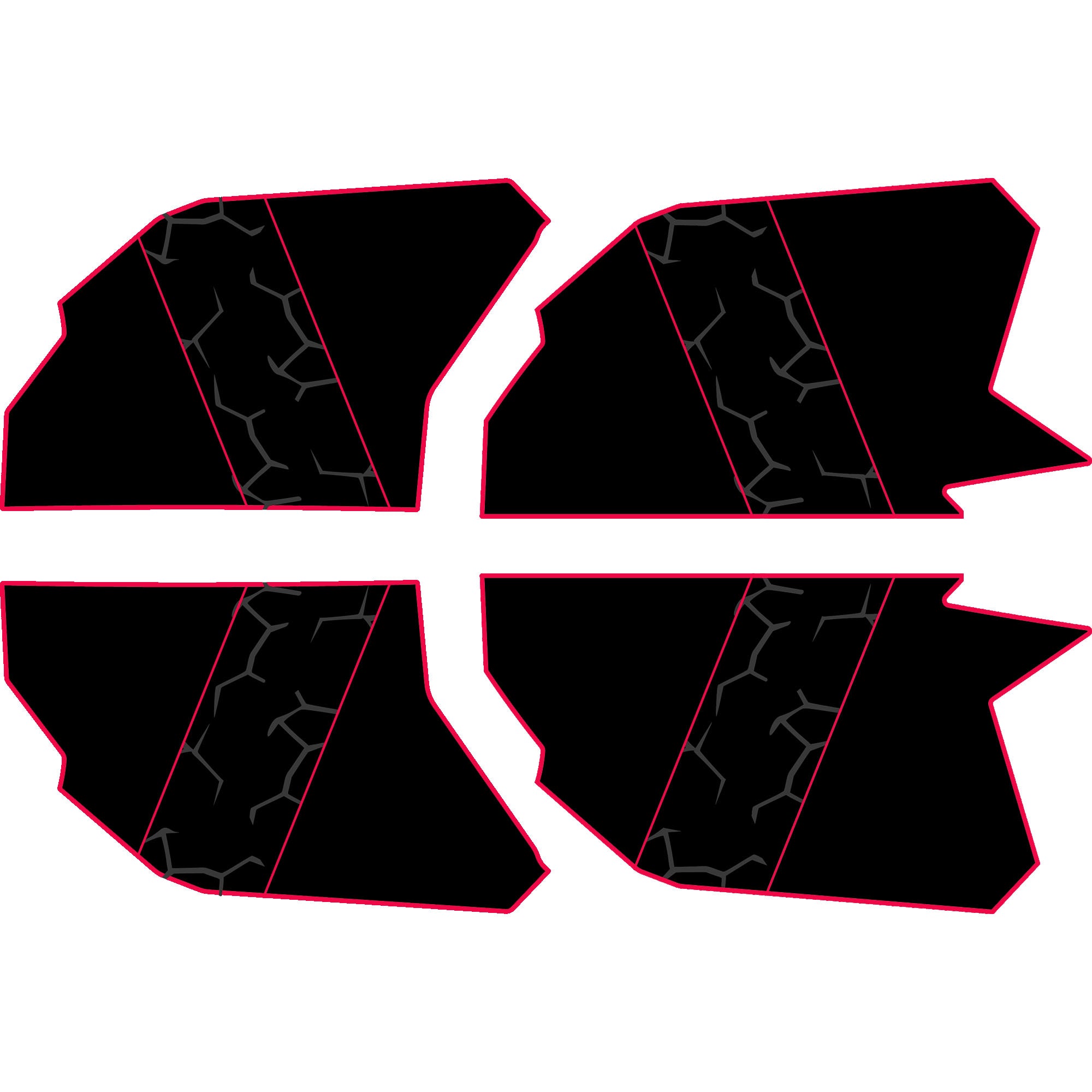 Can-Am Maverick X3 - 4 Seat Door Liners - TMW