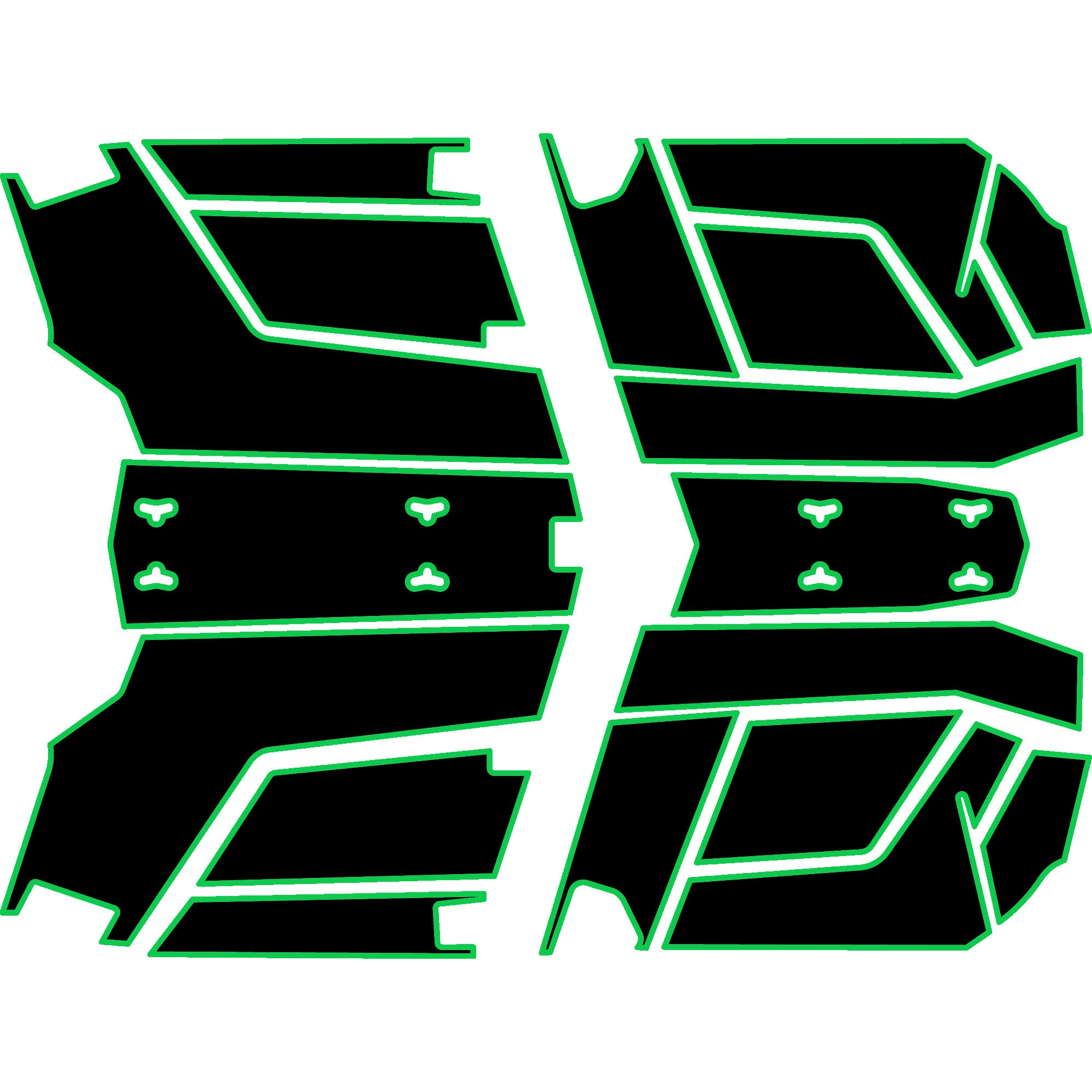 Can-Am Maverick X3 - 4 Seat Headliner - OEM