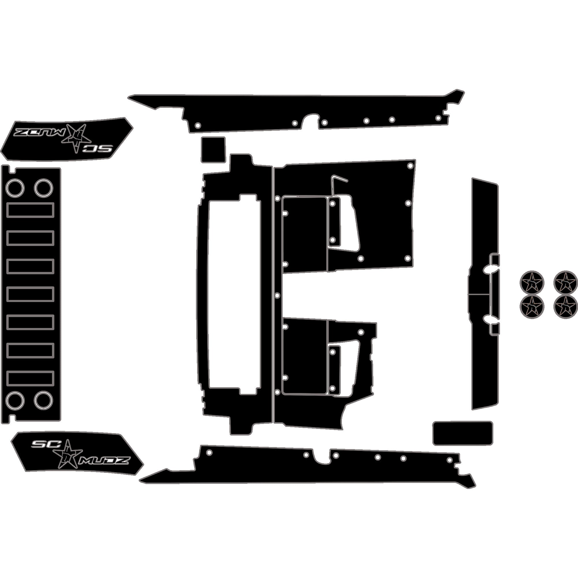 Speed UTV El Jefe - 4 Seat Accessory Kit - OEM