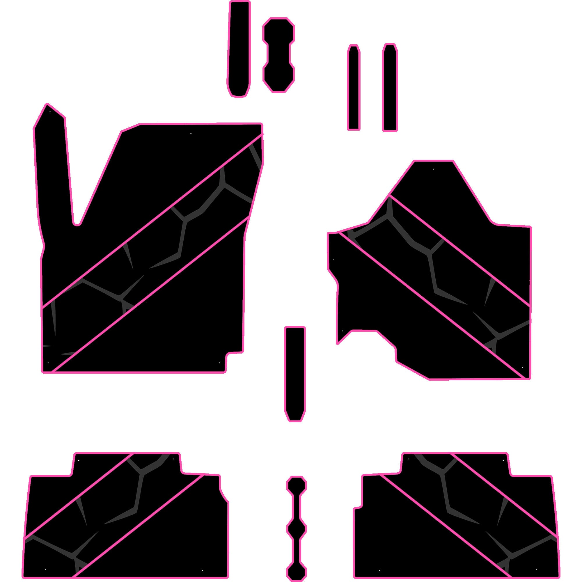 2024-2025 Can-Am Maverick R - 4 Seat Floor Mats - OEM