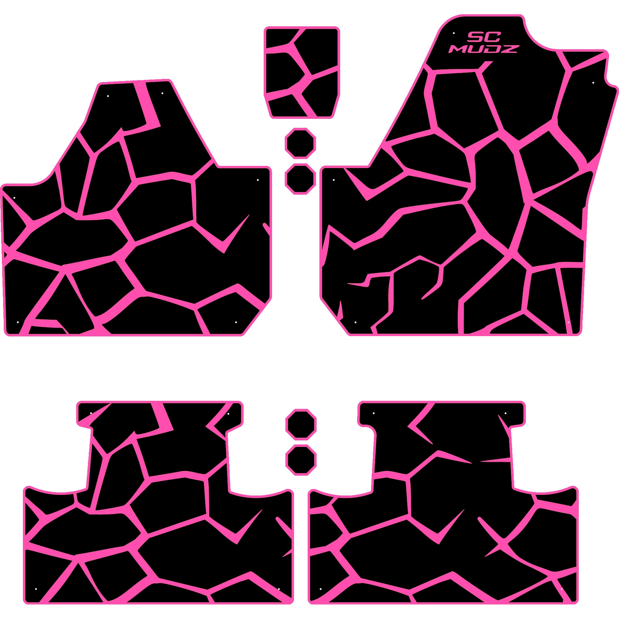 Can-Am Maverick X3 - 4 Seat Floor Mats - OEM