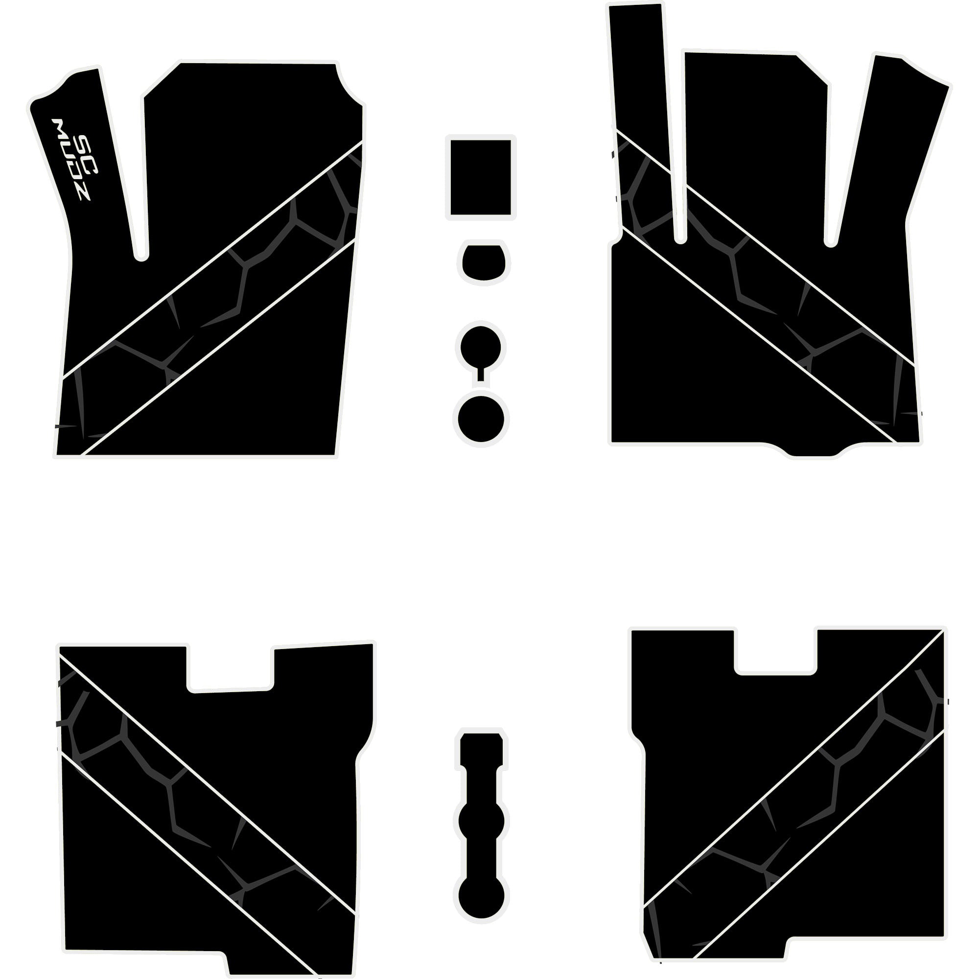2022-2026 Polaris RZR Pro R - 4 Seat Floor Mats - OEM