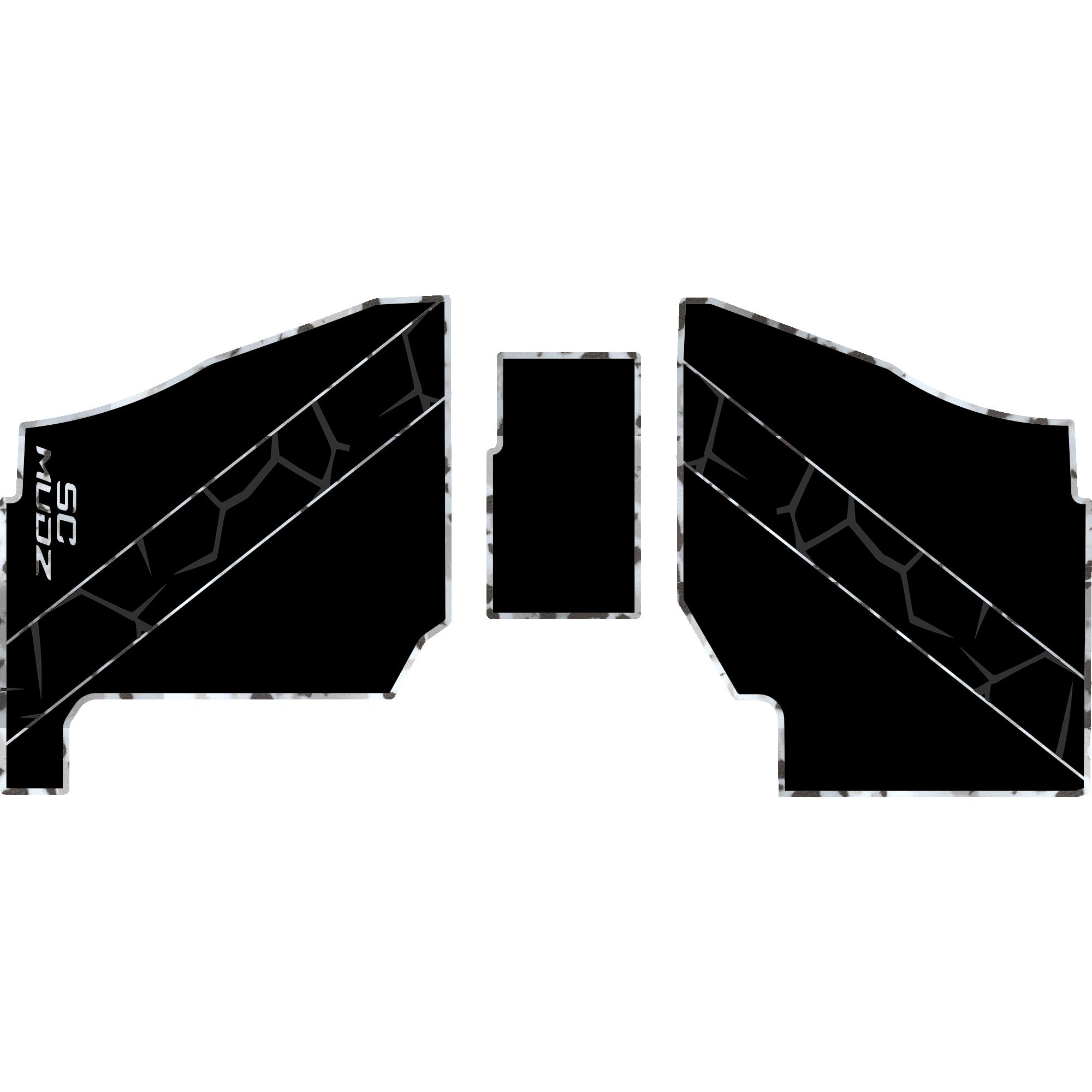 Polaris Ranger XP 1000 - 2 Seat Floor Mats - OEM
