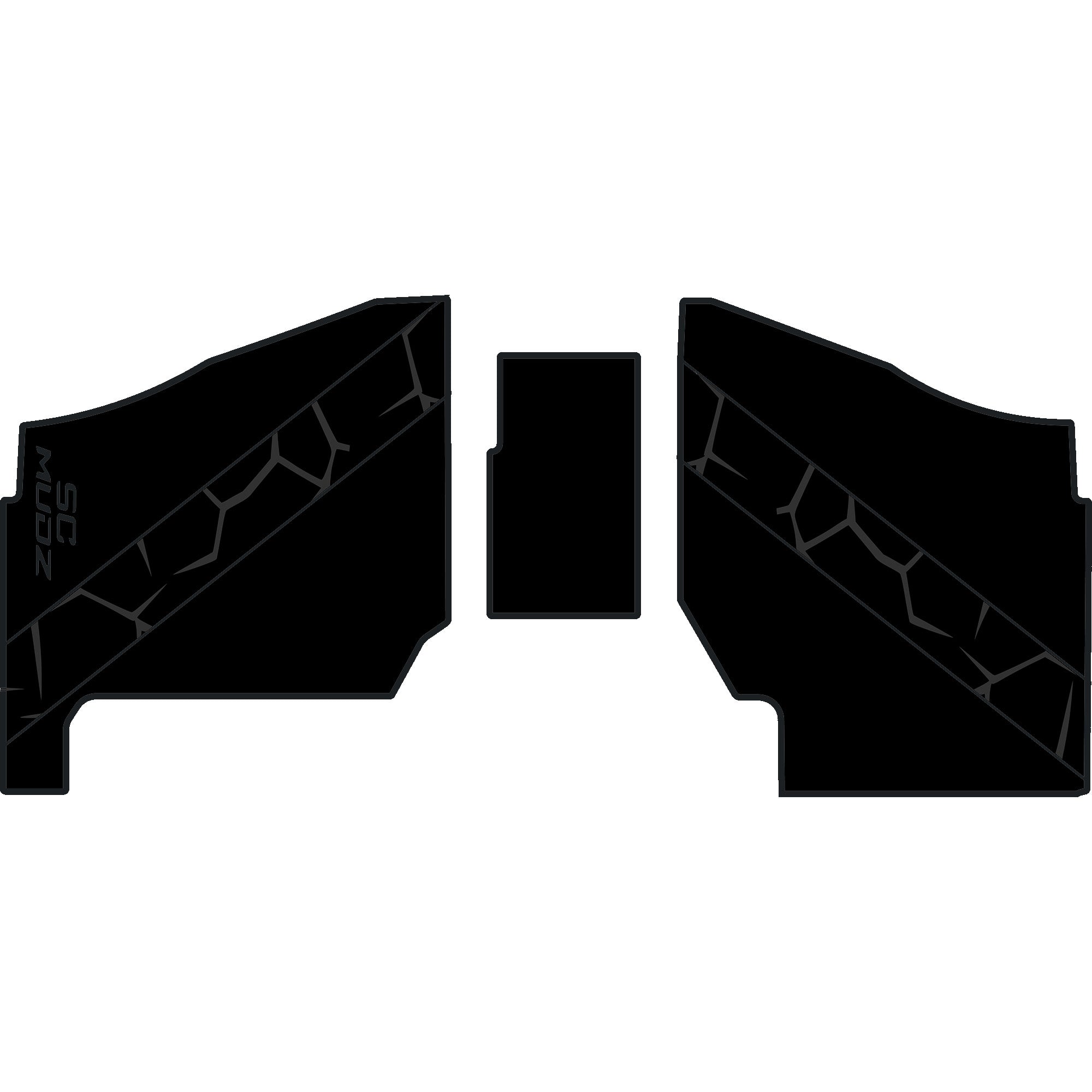 Polaris Ranger XP 1000 - 2 Seat Floor Mats - OEM