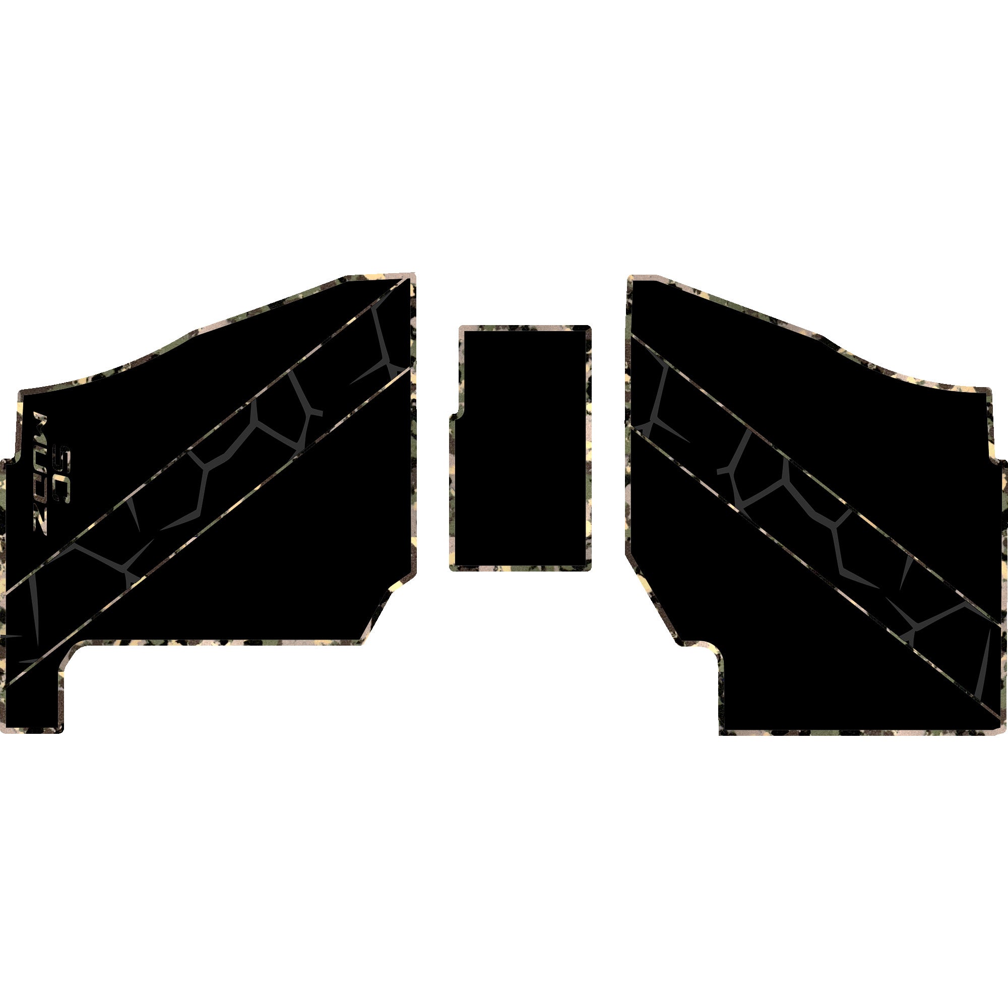 Polaris Ranger XP 1000 - 2 Seat Floor Mats - OEM