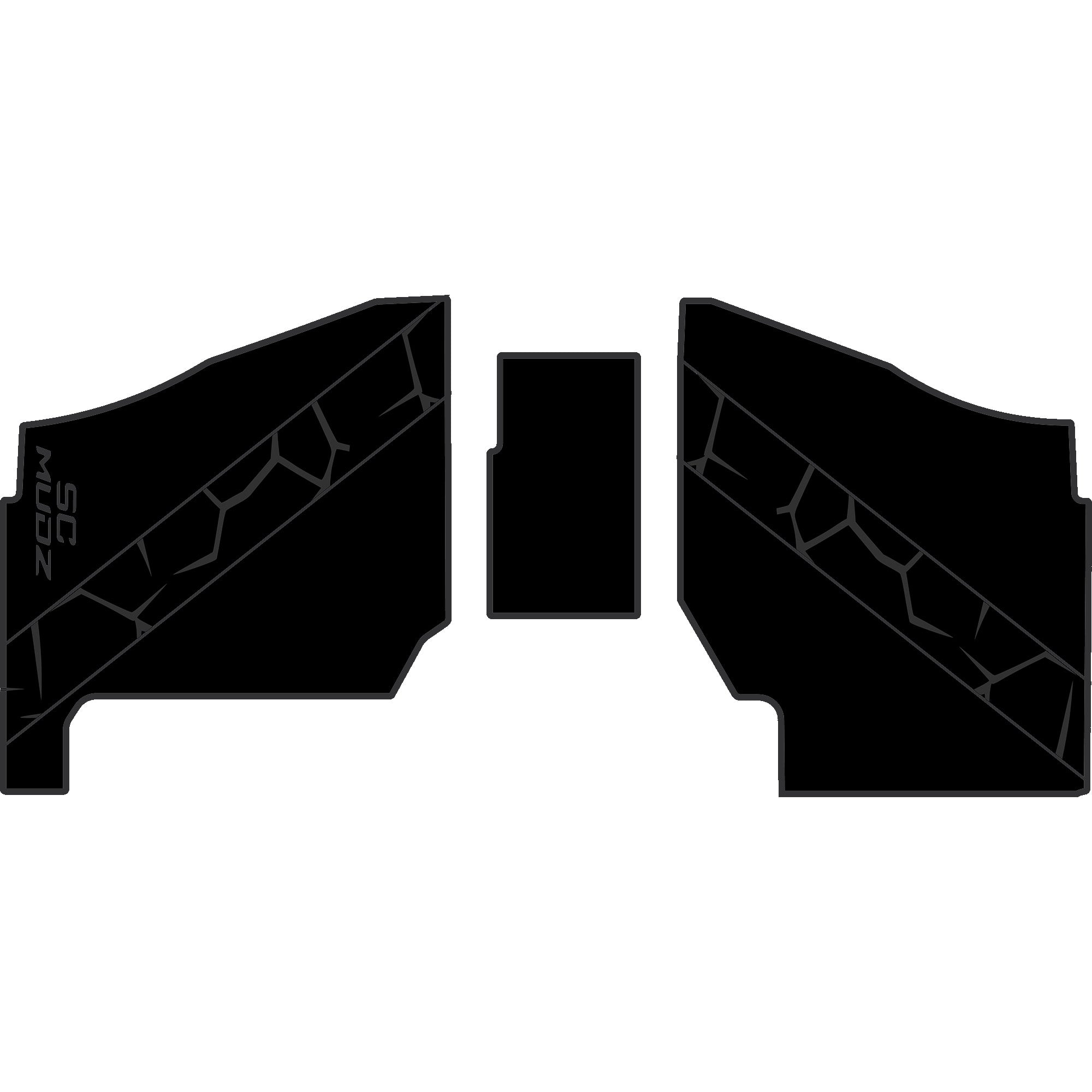 Polaris Ranger XP 1000 - 2 Seat Floor Mats - OEM