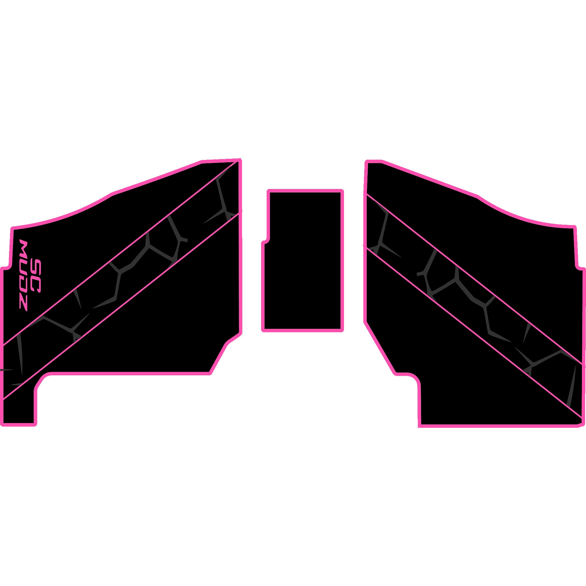 Polaris Ranger XP 1000 - 2 Seat Floor Mats - OEM