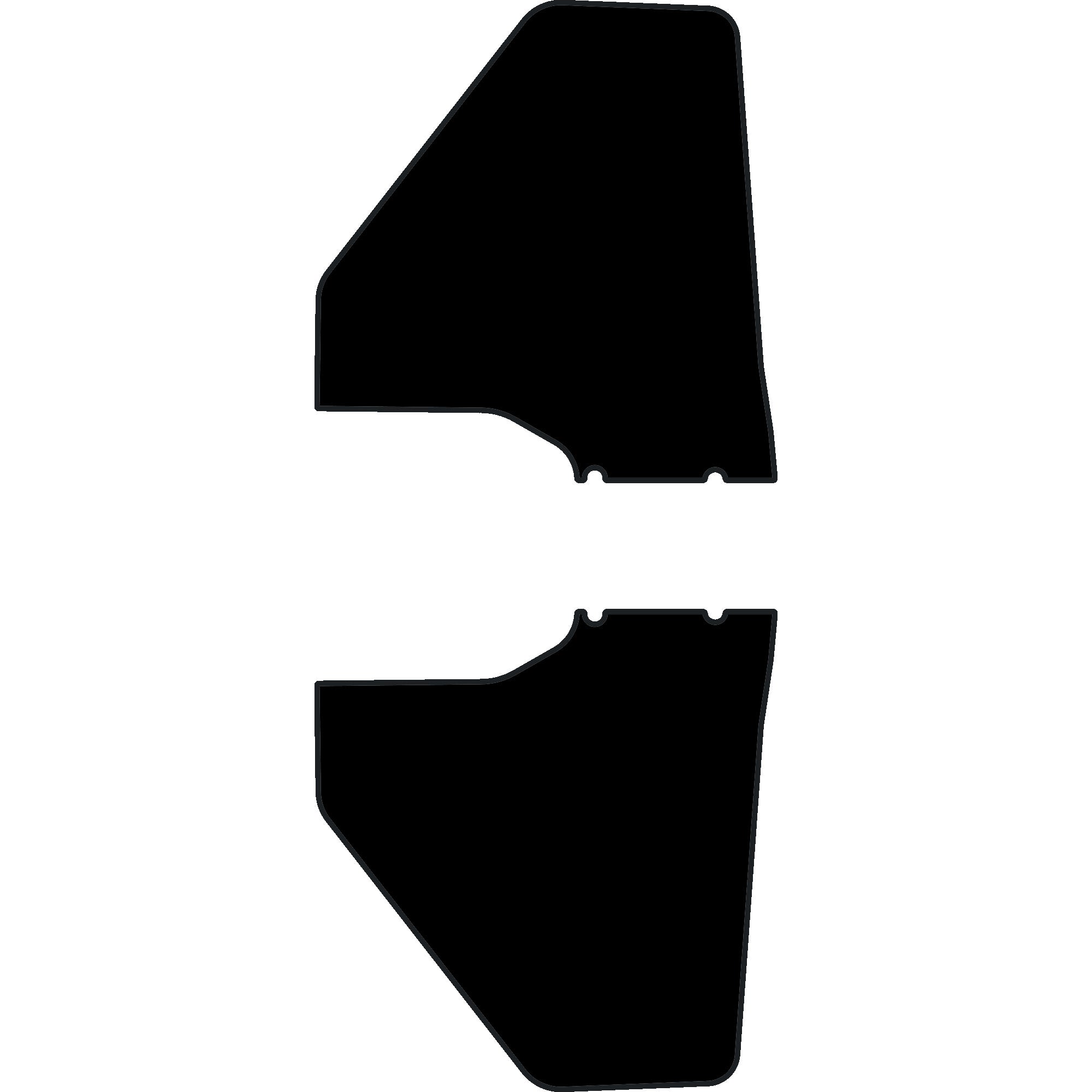 Polaris Ranger XP 1000 - 2 Seat Door Liners - OEM