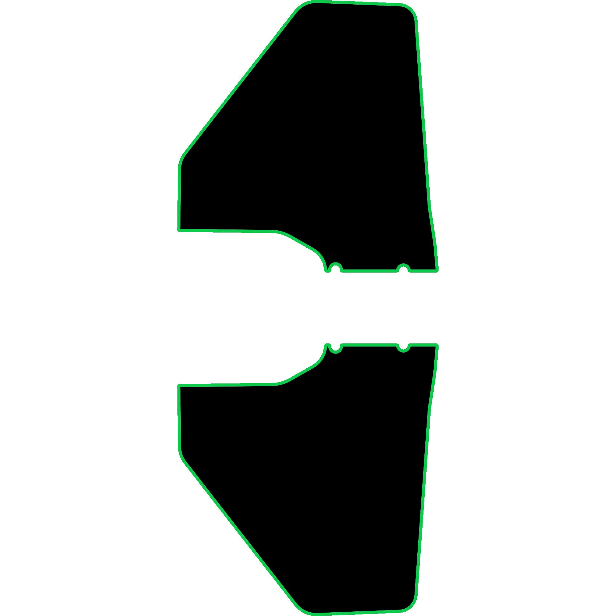 Polaris Ranger XP 1000 - 2 Seat Door Liners - OEM