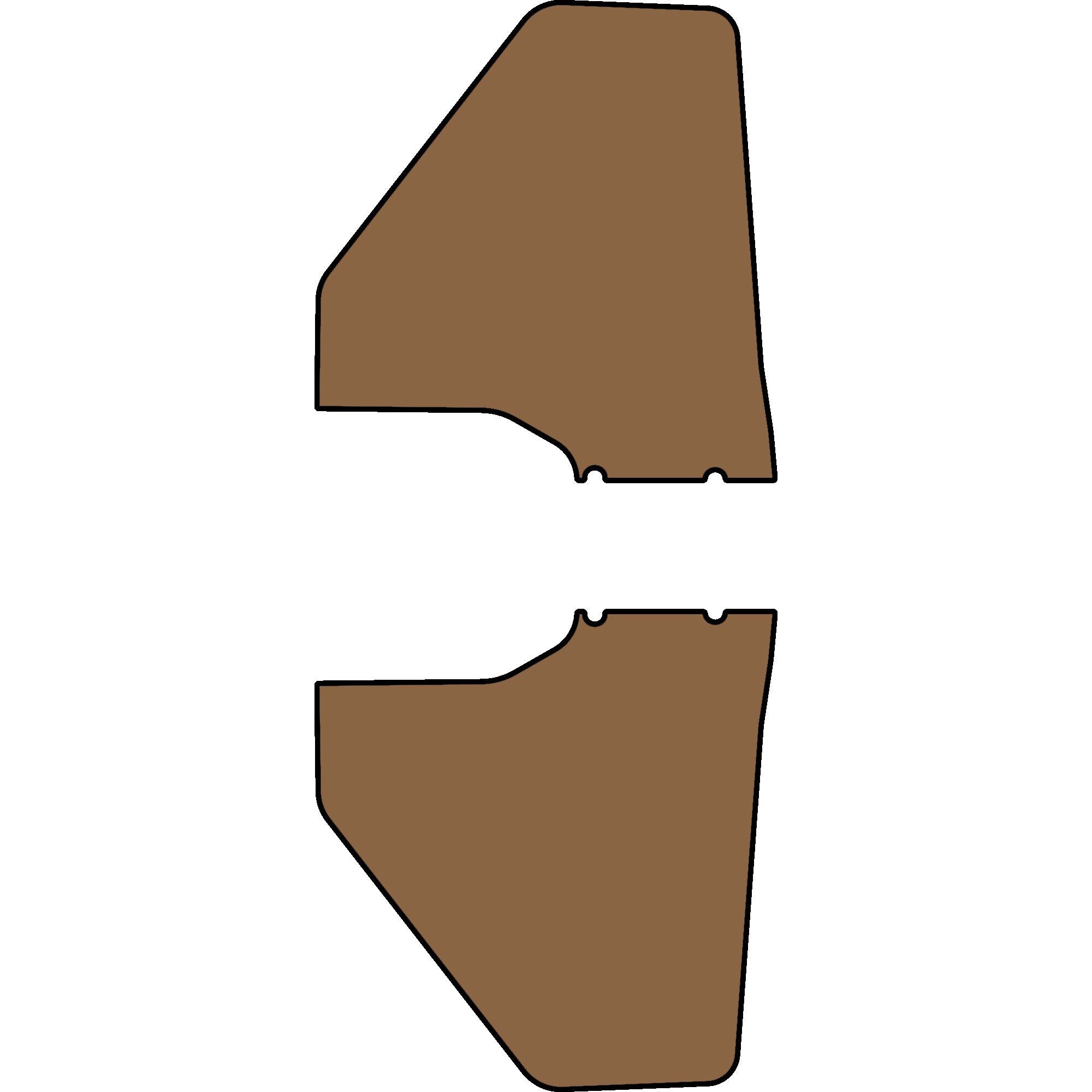 Polaris Ranger XP 1000 - 2 Seat Door Liners - OEM